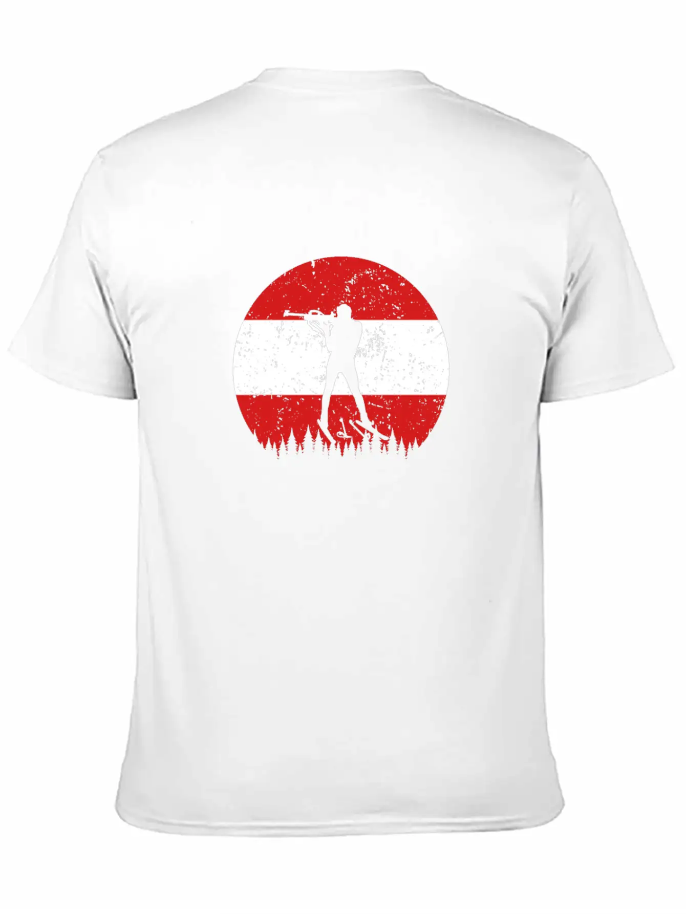 Biathlon Gift For Winter Sports Fans Austria Basic Graphic T-Shirt ¨C Daily Comfort In Soft Cotton