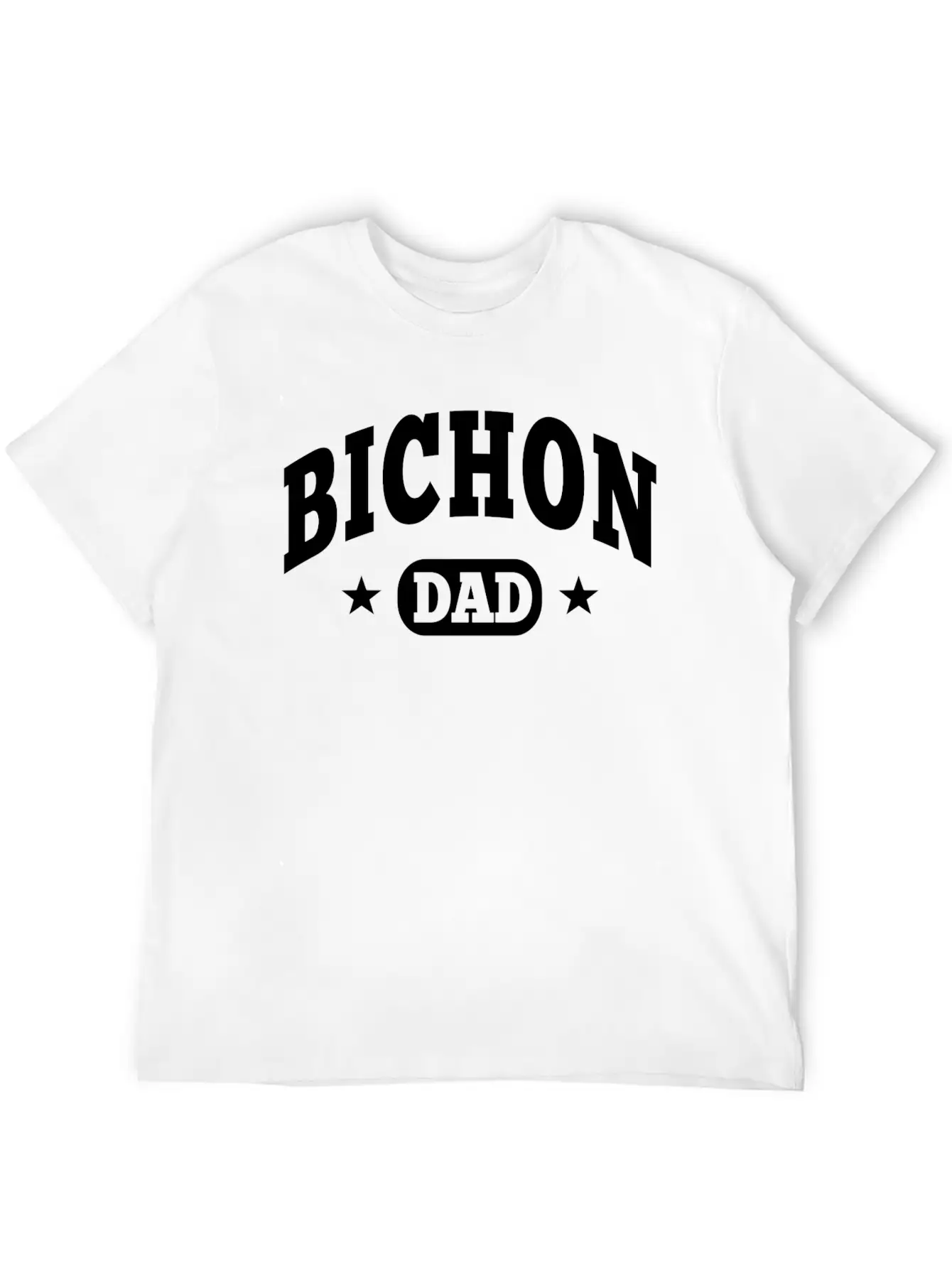 Bichon Dad Essential Cotton Tee For Daily Outfits ¨C Unisex Style