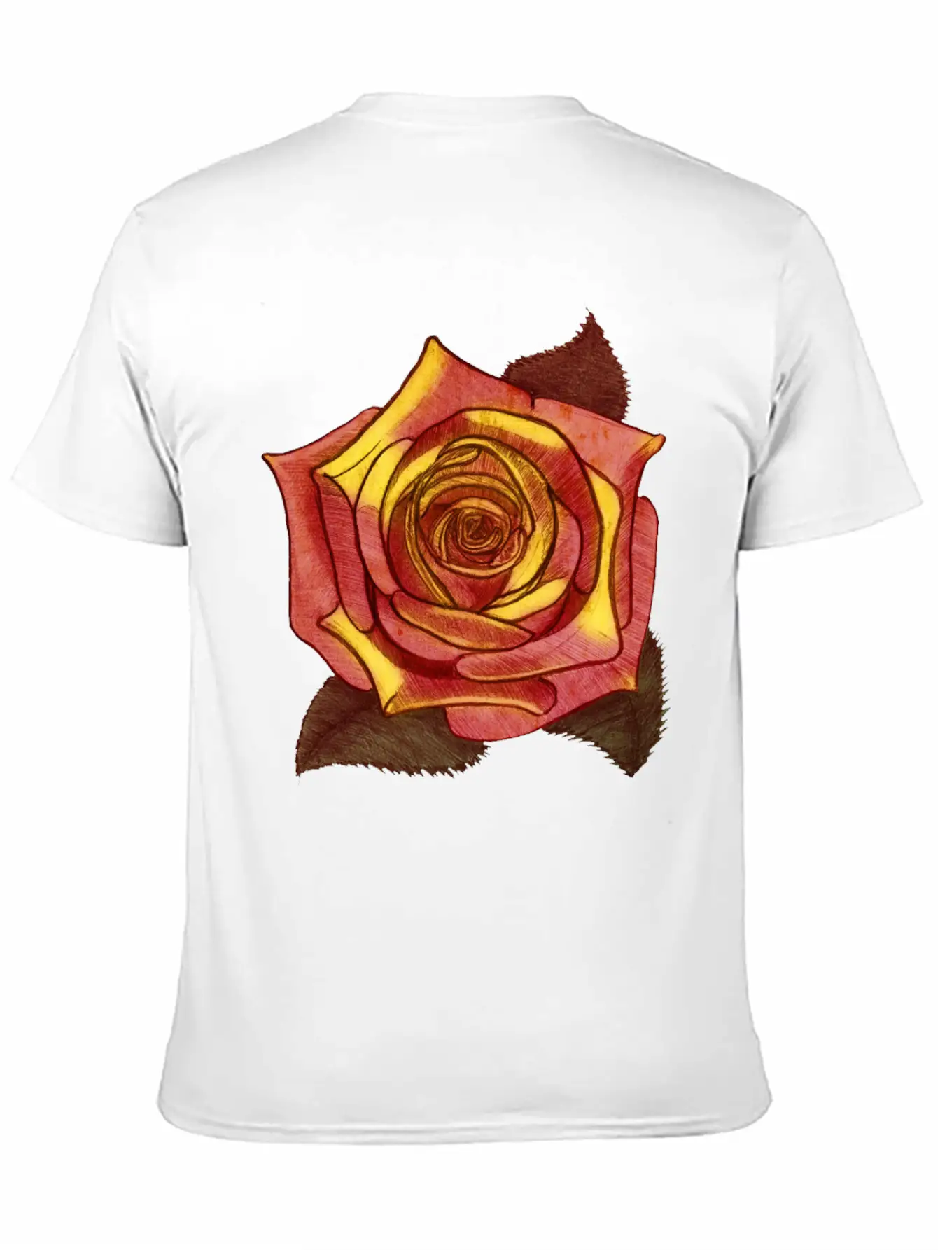Big Red Rose Flower Beautiful Art Love Gardener Soft Cotton Short Sleeve Tee ¨C Unisex Wardrobe Staple