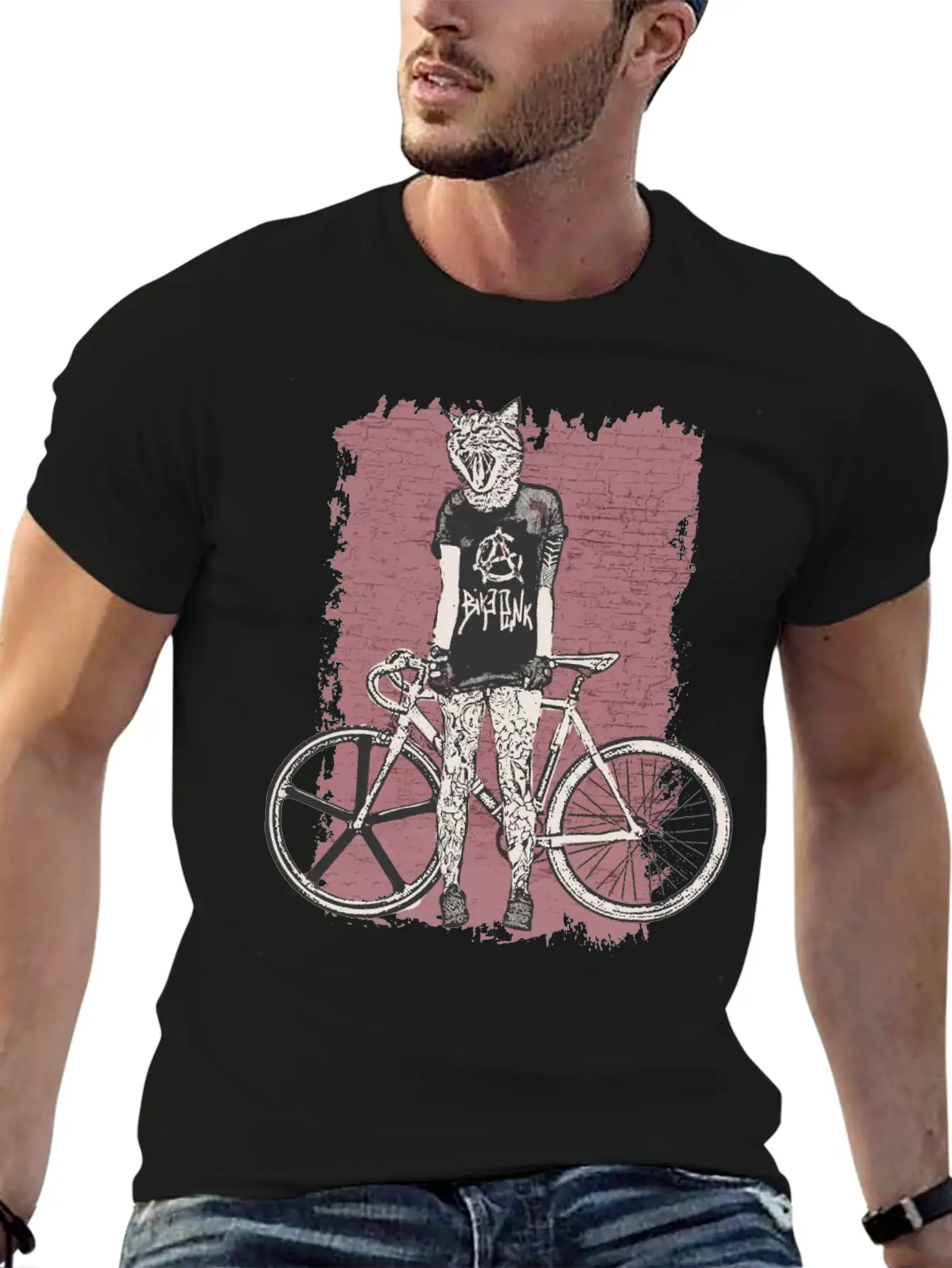 Bike Punk Soft Cotton Short Sleeve Tee ¨C Unisex Wardrobe Staple