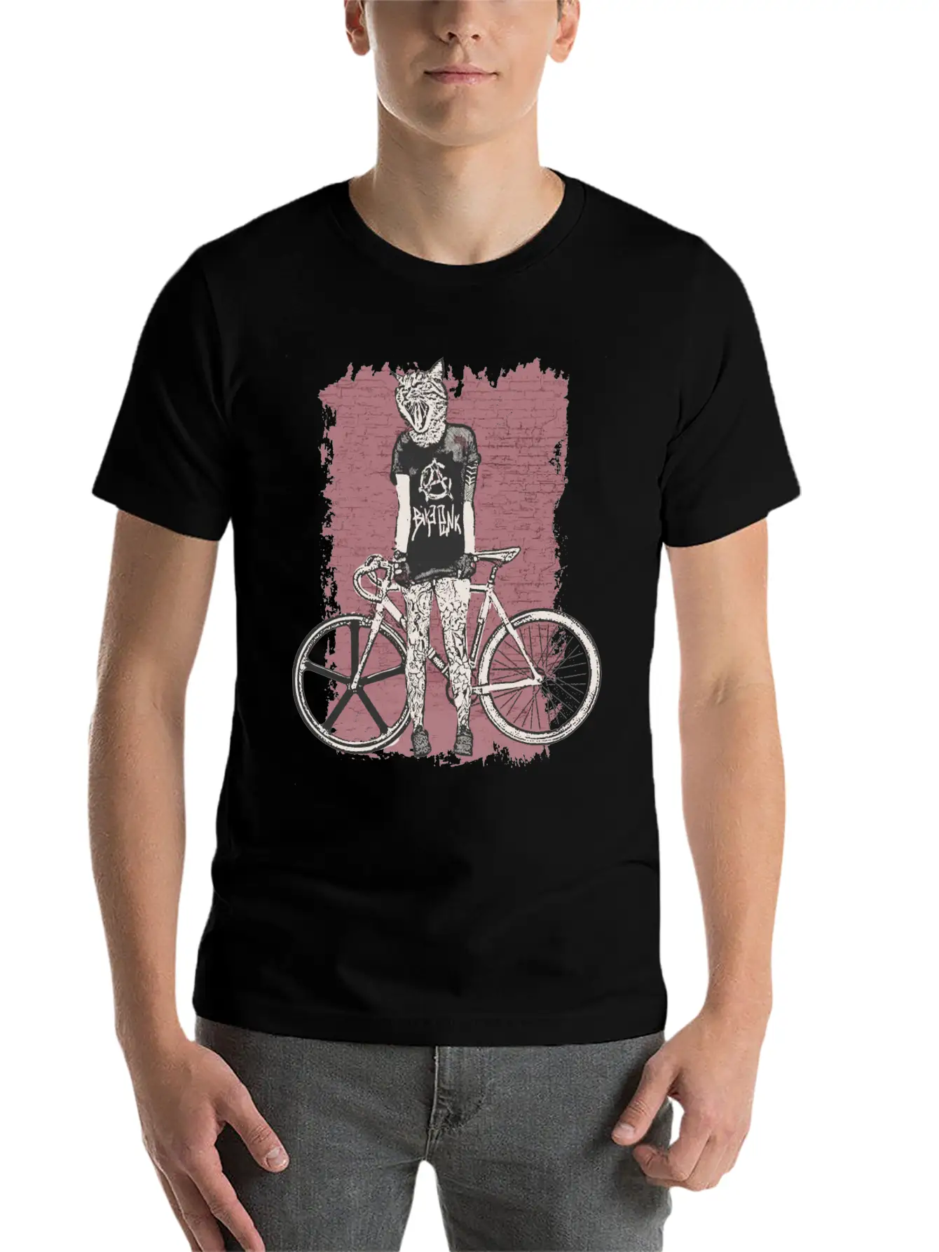 Bike Punk Soft Cotton Short Sleeve Tee ¨C Unisex Wardrobe Staple