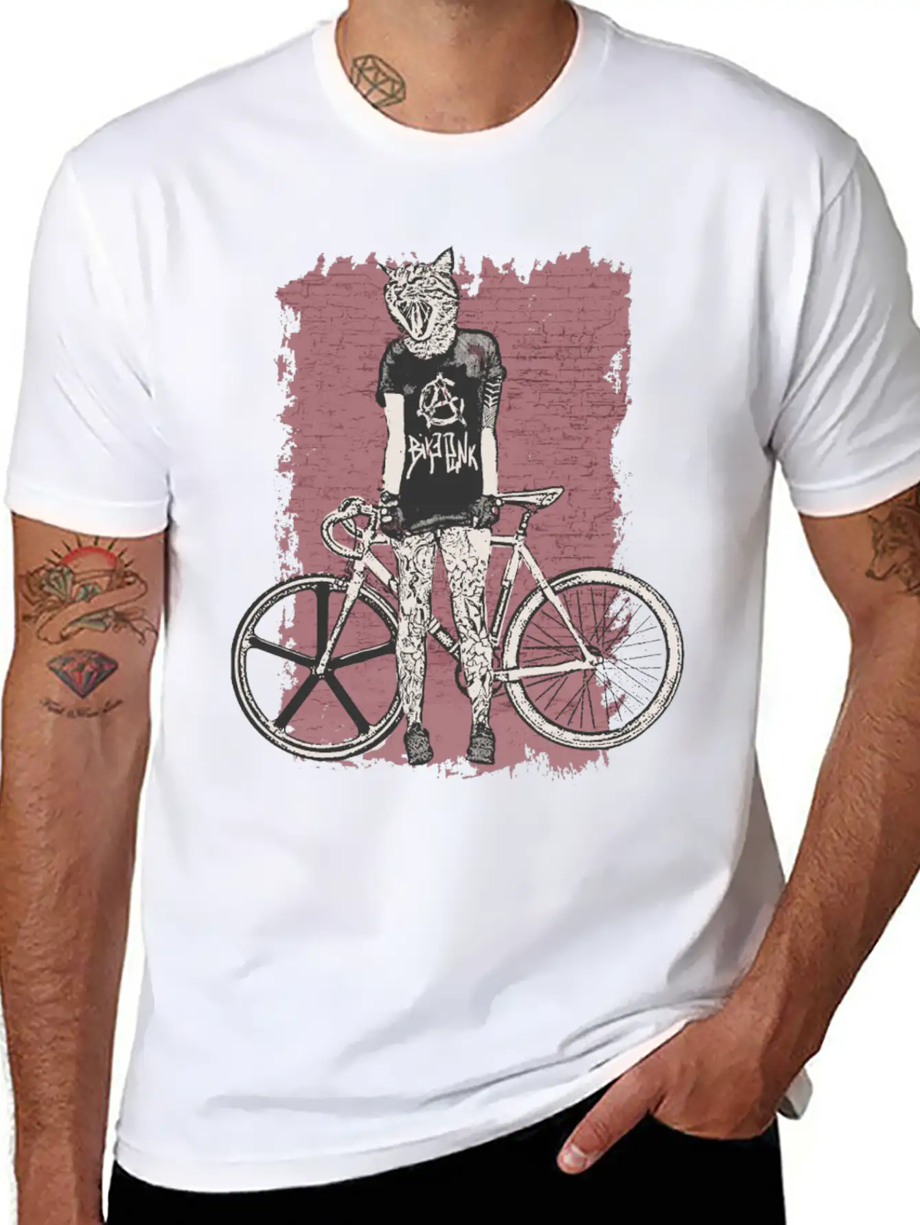 Bike Punk Soft Cotton Short Sleeve Tee ¨C Unisex Wardrobe Staple