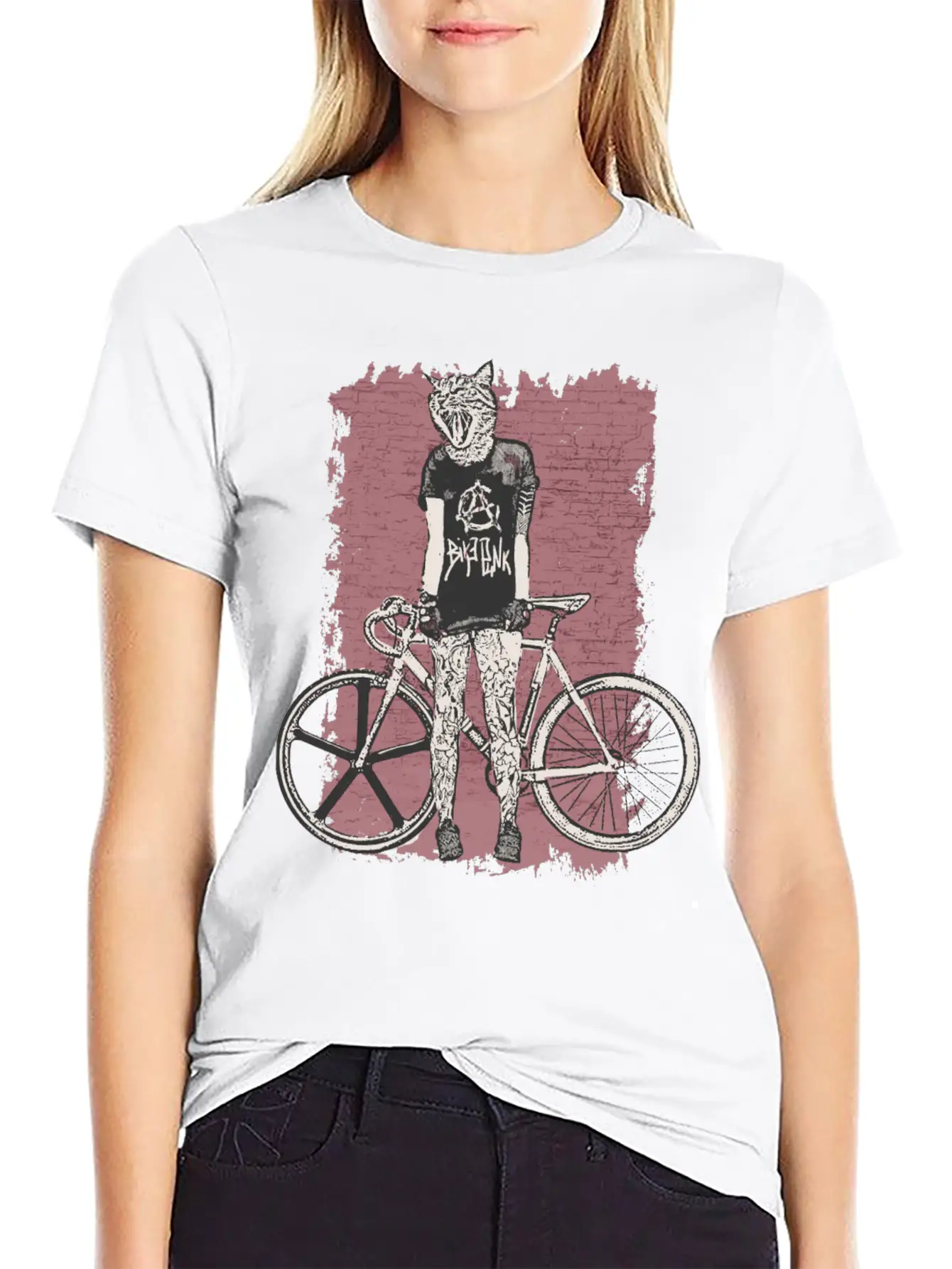 Bike Punk Soft Cotton Short Sleeve Tee ¨C Unisex Wardrobe Staple