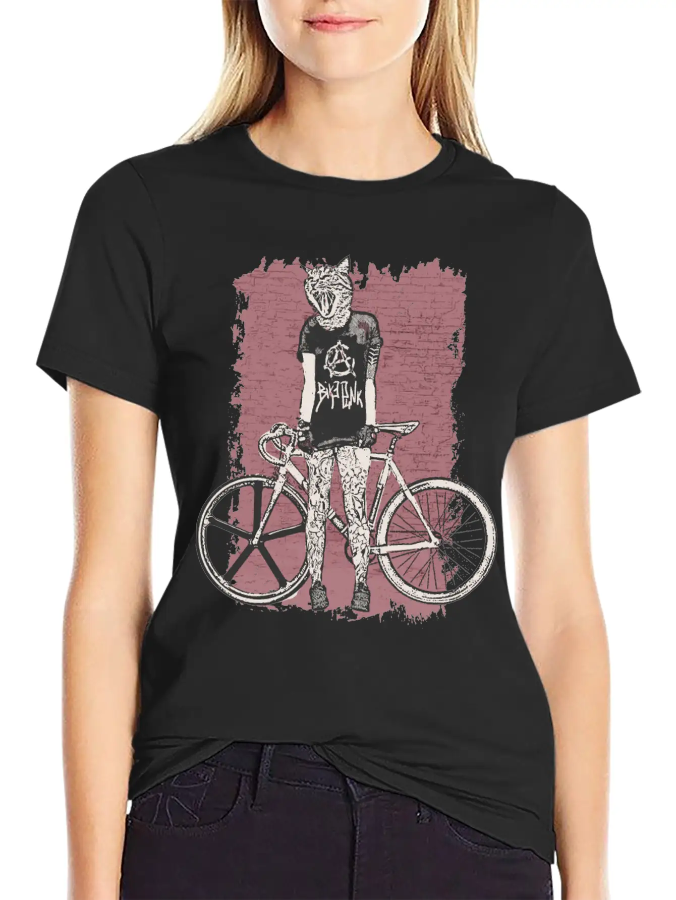 Bike Punk Soft Cotton Short Sleeve Tee ¨C Unisex Wardrobe Staple