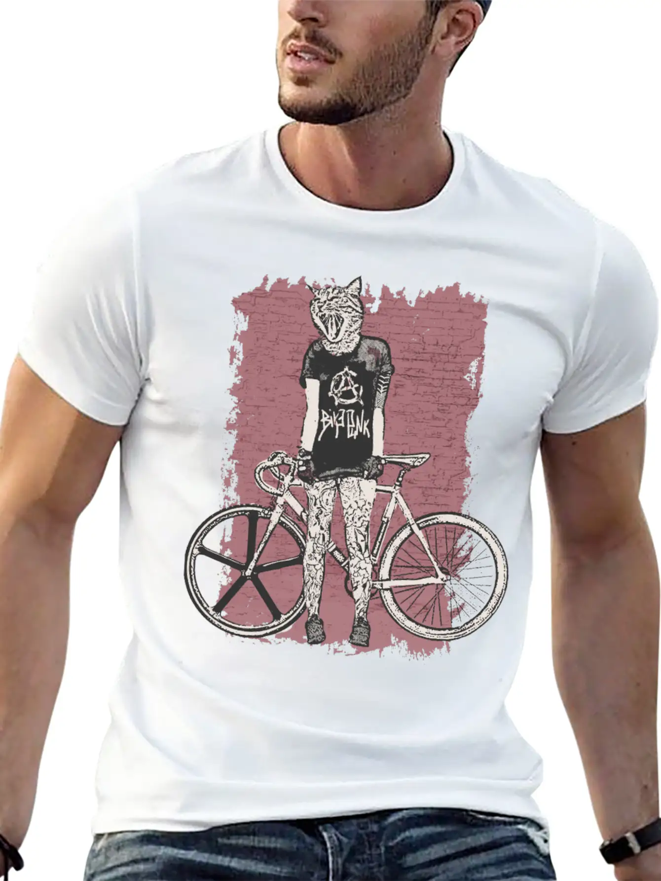 Bike Punk Soft Cotton Short Sleeve Tee ¨C Unisex Wardrobe Staple