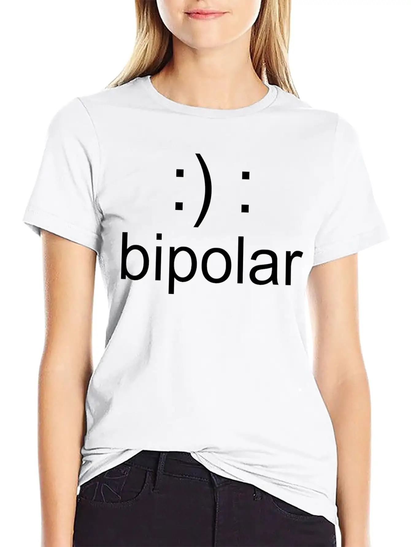 Bipolar - Not Crazy Just Bipolar Basic Graphic T-Shirt ¨C Daily Comfort In Soft Cotton