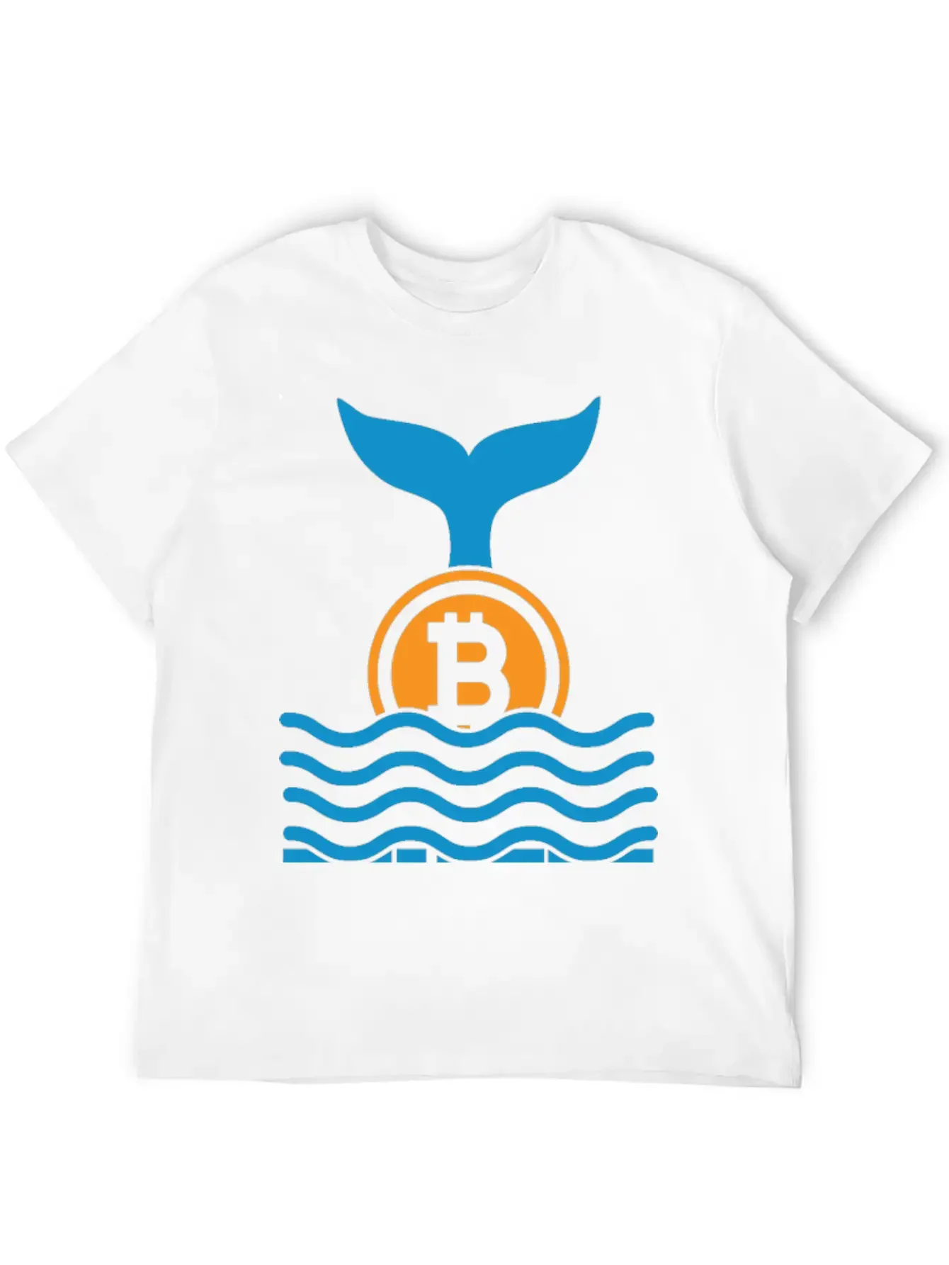 Bitcoin And A Whale, Buy The Dip Essential Cotton Tee For Daily Outfits ¨C Unisex Style