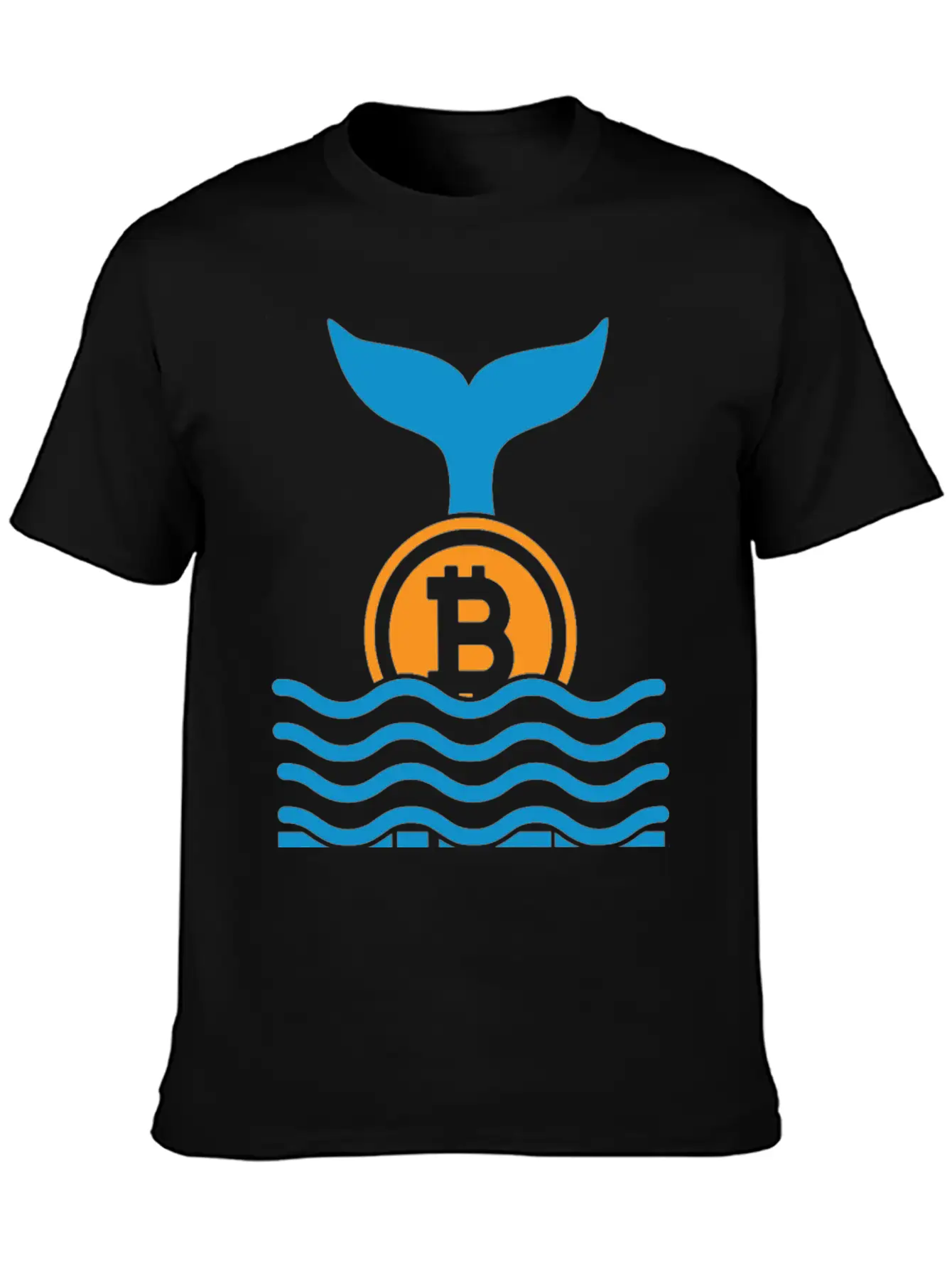 Bitcoin And A Whale, Buy The Dip Essential Cotton Tee For Daily Outfits ¨C Unisex Style