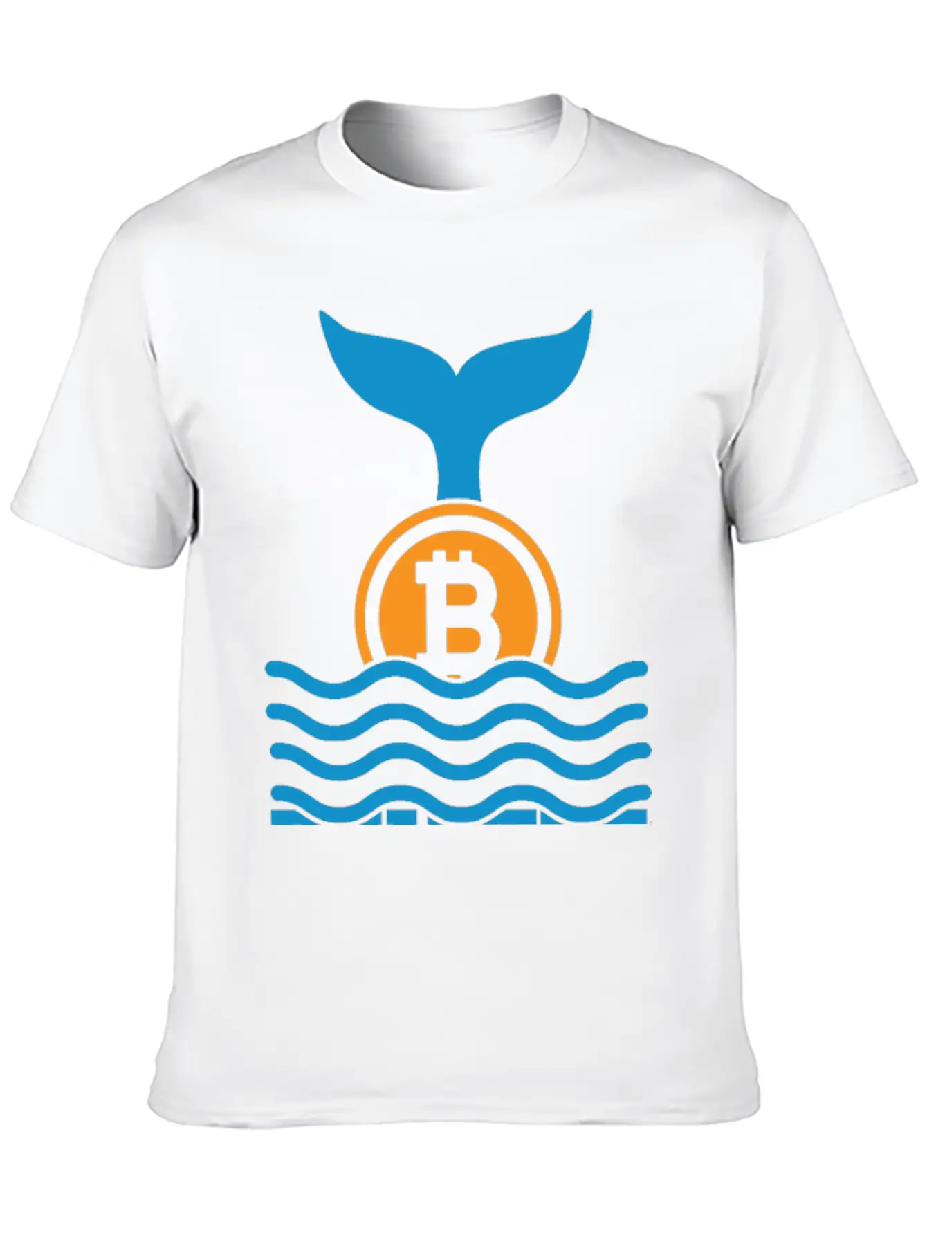 Bitcoin And A Whale, Buy The Dip Essential Cotton Tee For Daily Outfits ¨C Unisex Style