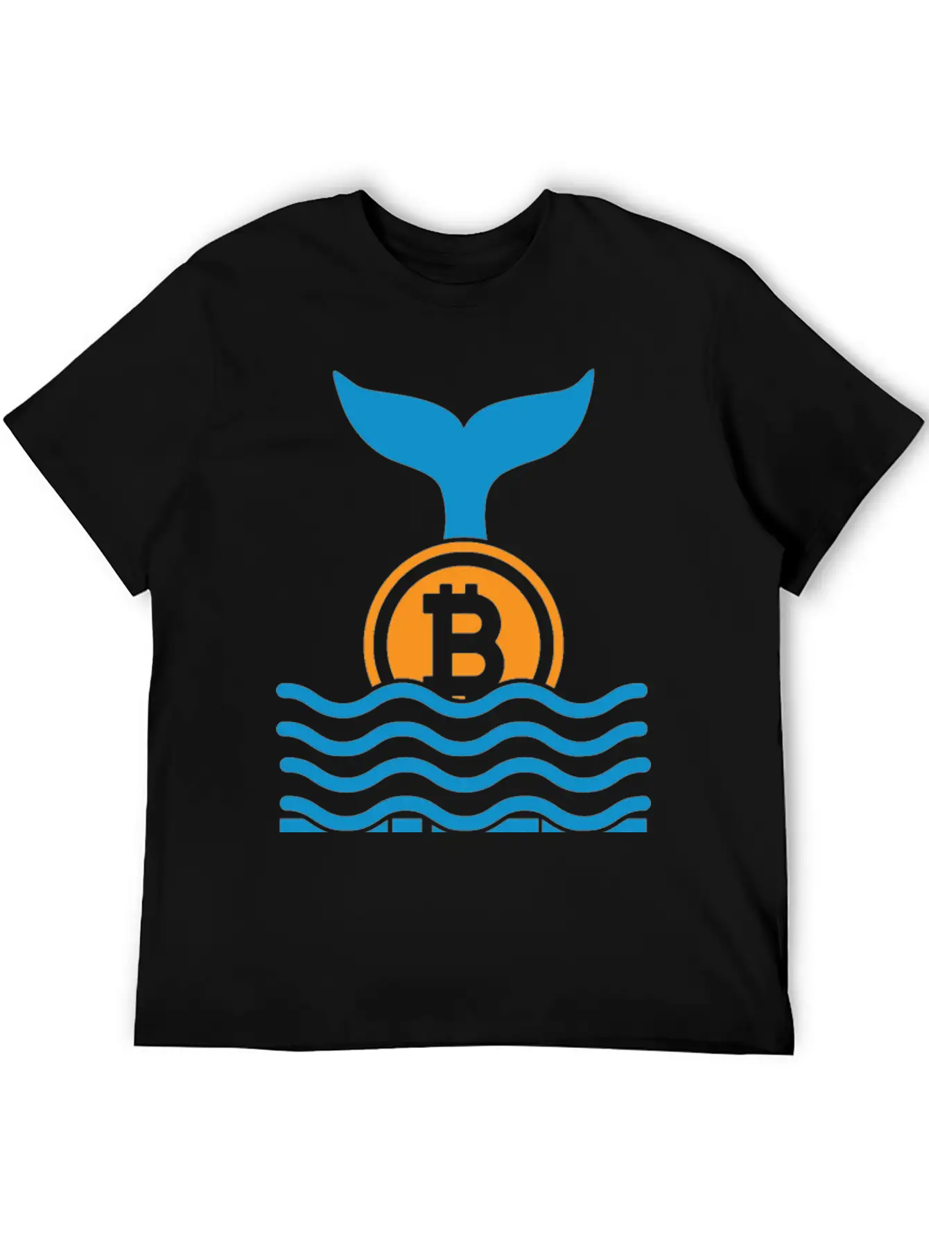 Bitcoin And A Whale, Buy The Dip Essential Cotton Tee For Daily Outfits ¨C Unisex Style