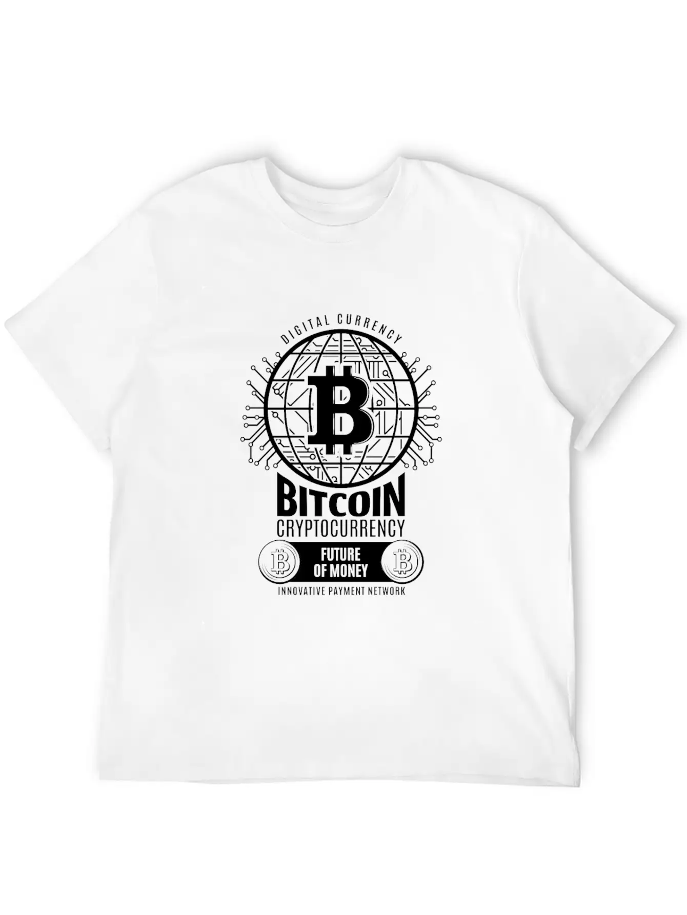 Bitcoin BTC Basic Graphic T-Shirt ¨C Daily Comfort In Soft Cotton
