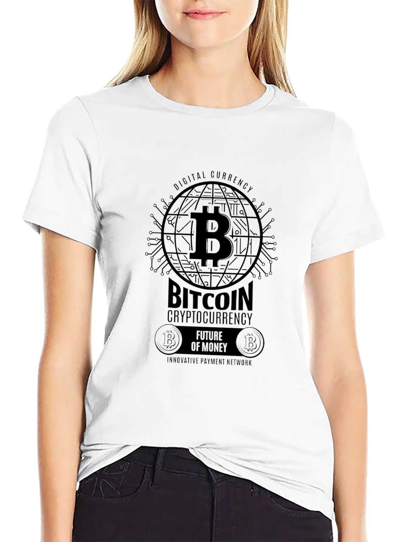 Bitcoin BTC Basic Graphic T-Shirt ¨C Daily Comfort In Soft Cotton