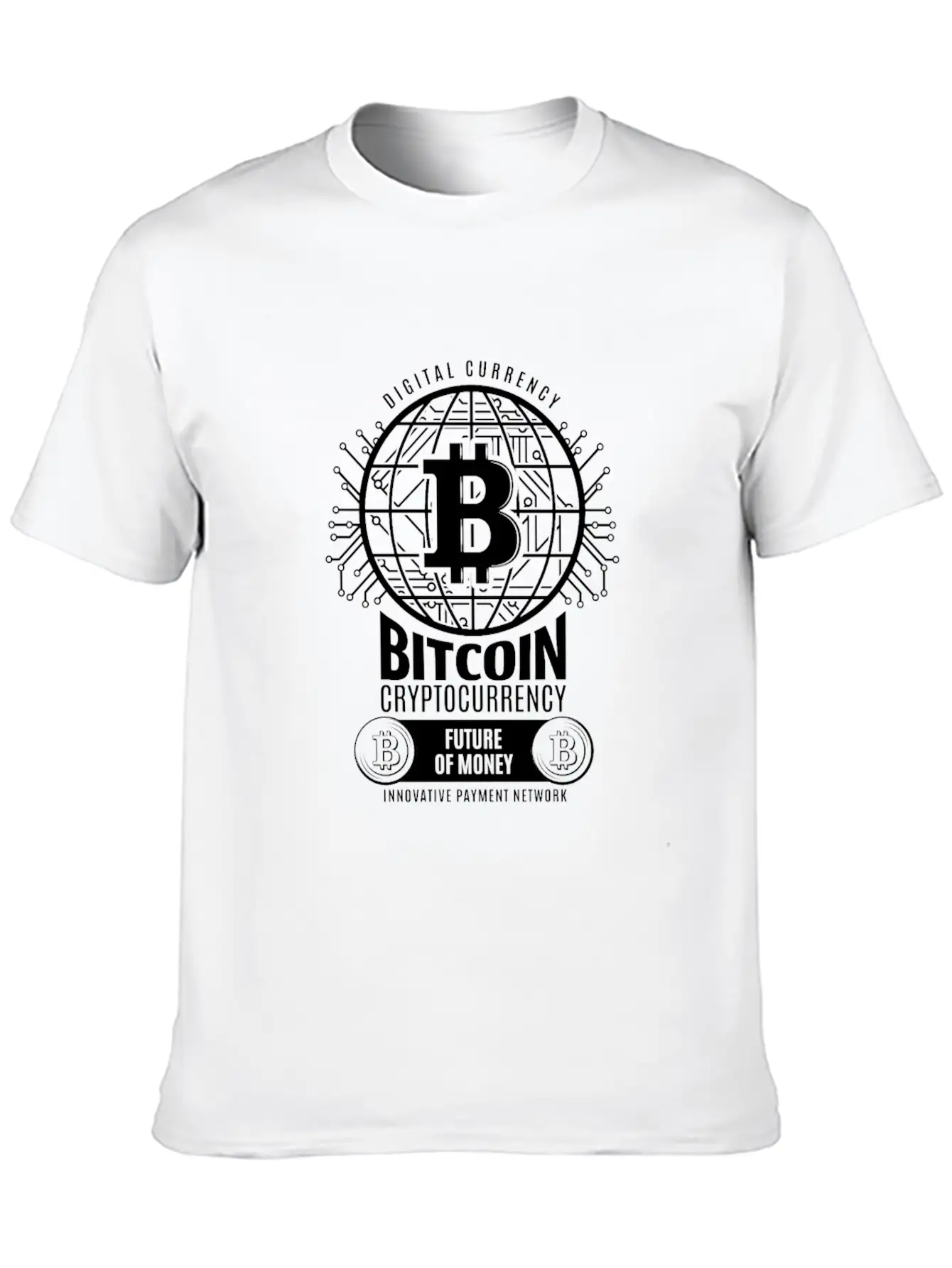 Bitcoin BTC Basic Graphic T-Shirt ¨C Daily Comfort In Soft Cotton