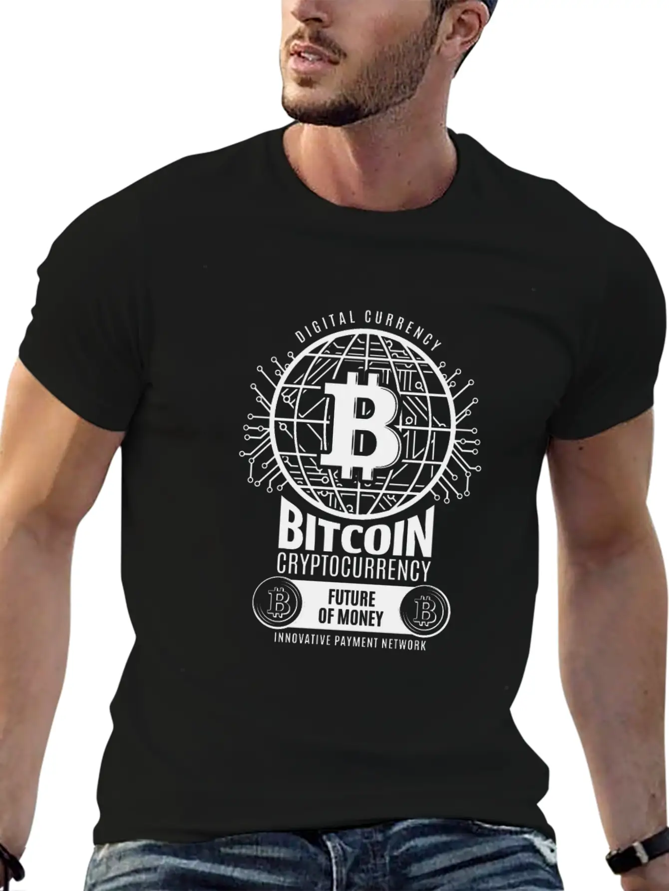 Bitcoin BTC Basic Graphic T-Shirt ¨C Daily Comfort In Soft Cotton