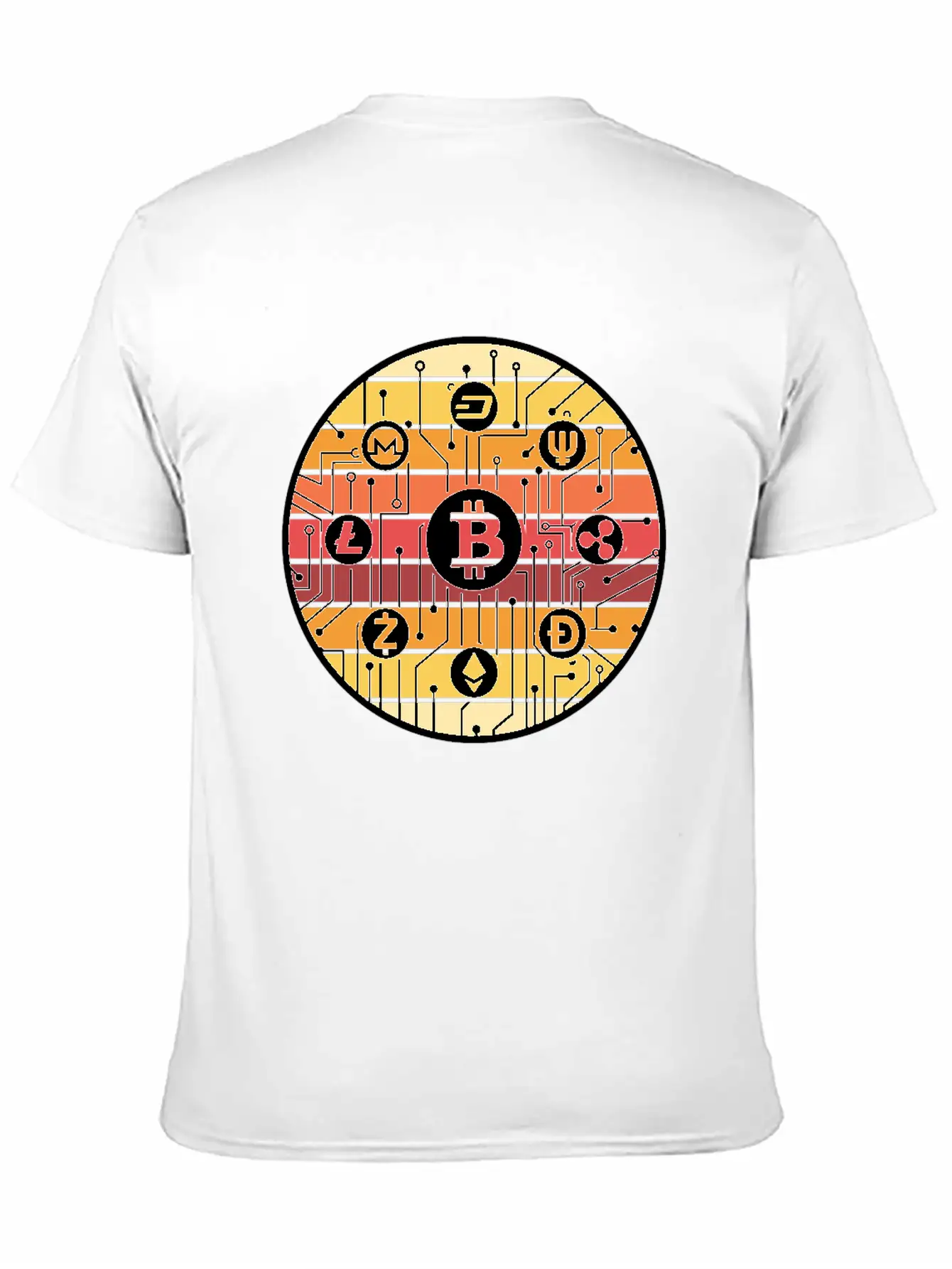 Bitcoin Crypto Blockchain Cryptocurrency BTC Lover Basic Graphic T-Shirt ¨C Daily Comfort In Soft Cotton