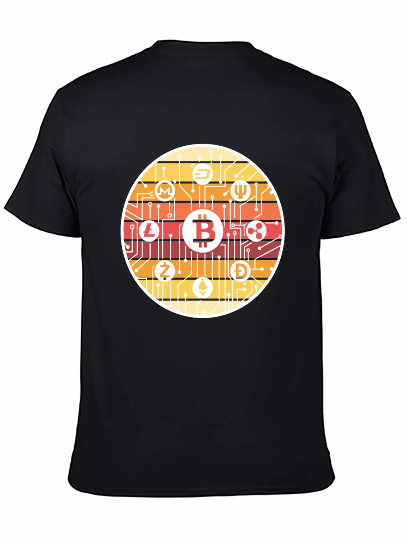 Bitcoin Crypto Blockchain Cryptocurrency BTC Lover Basic Graphic T-Shirt ¨C Daily Comfort In Soft Cotton