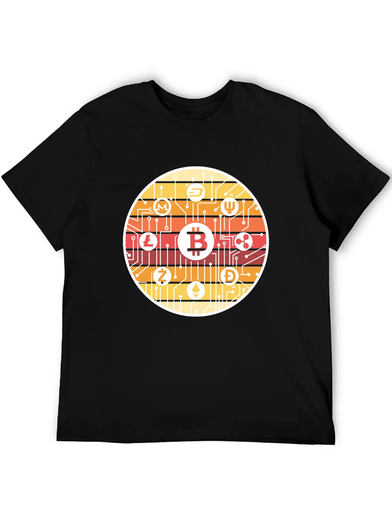 Bitcoin Crypto Blockchain Cryptocurrency BTC Lover Basic Graphic T-Shirt ¨C Daily Comfort In Soft Cotton