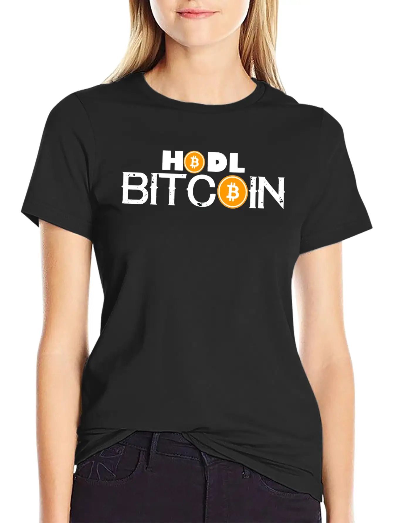 Bitcoin Crypto Blockchain Money Moon Bullrun Essential Cotton Tee For Daily Outfits ¨C Unisex Style