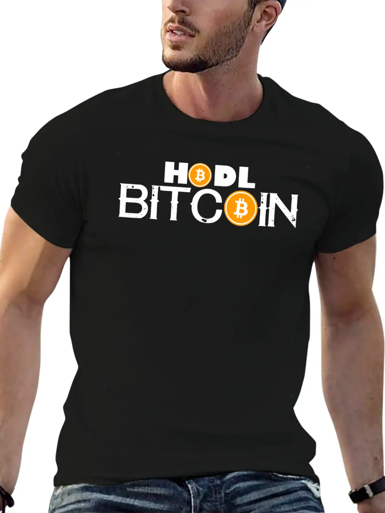 Bitcoin Crypto Blockchain Money Moon Bullrun Essential Cotton Tee For Daily Outfits ¨C Unisex Style