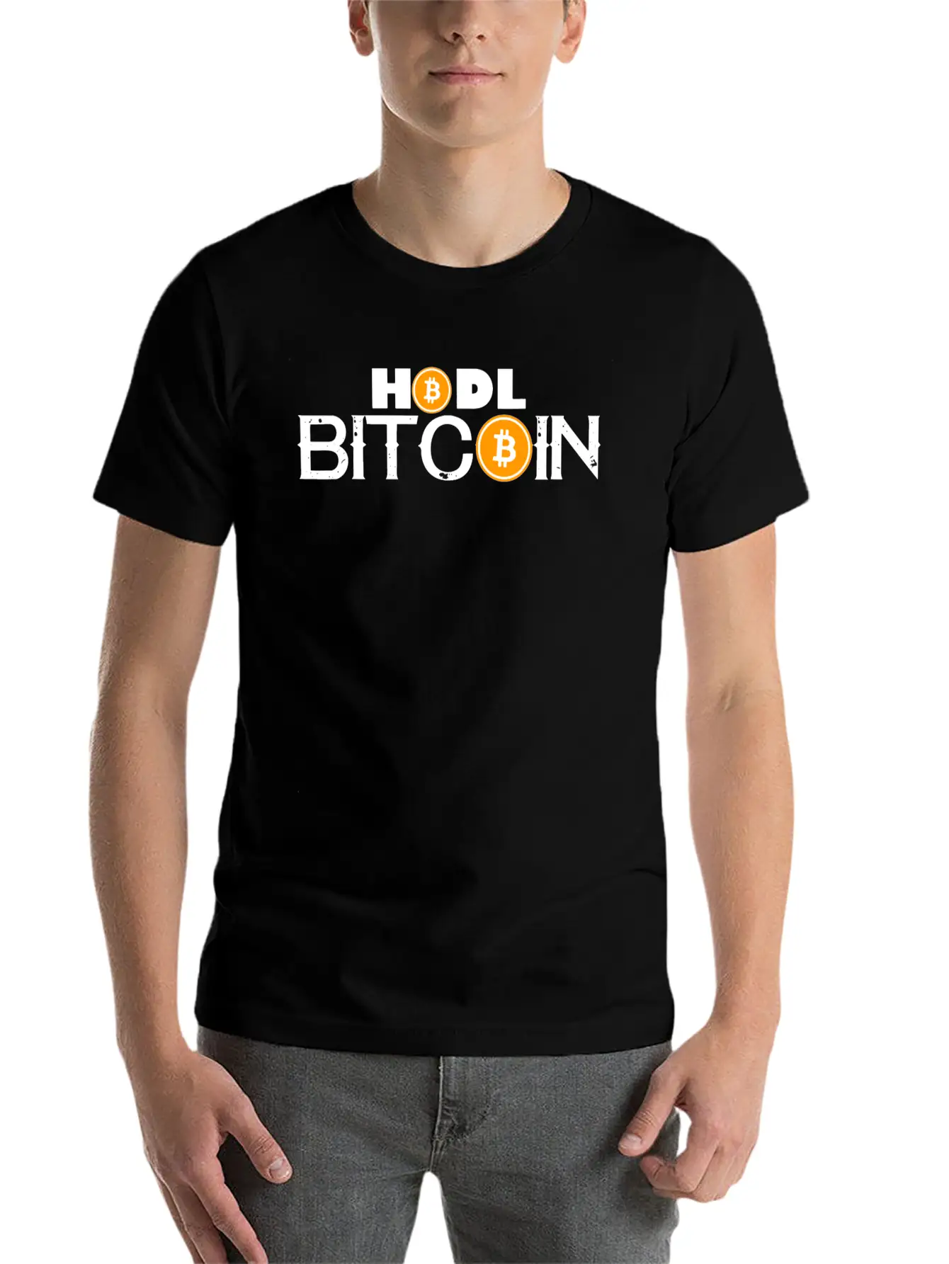 Bitcoin Crypto Blockchain Money Moon Bullrun Essential Cotton Tee For Daily Outfits ¨C Unisex Style