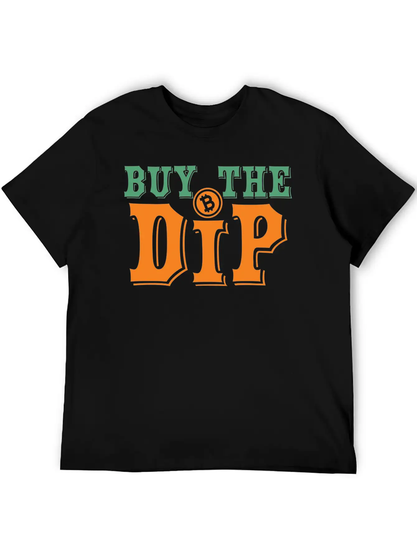 Bitcoin Crypto Buy The Dip Now Basic Graphic T-Shirt ¨C Daily Comfort In Soft Cotton