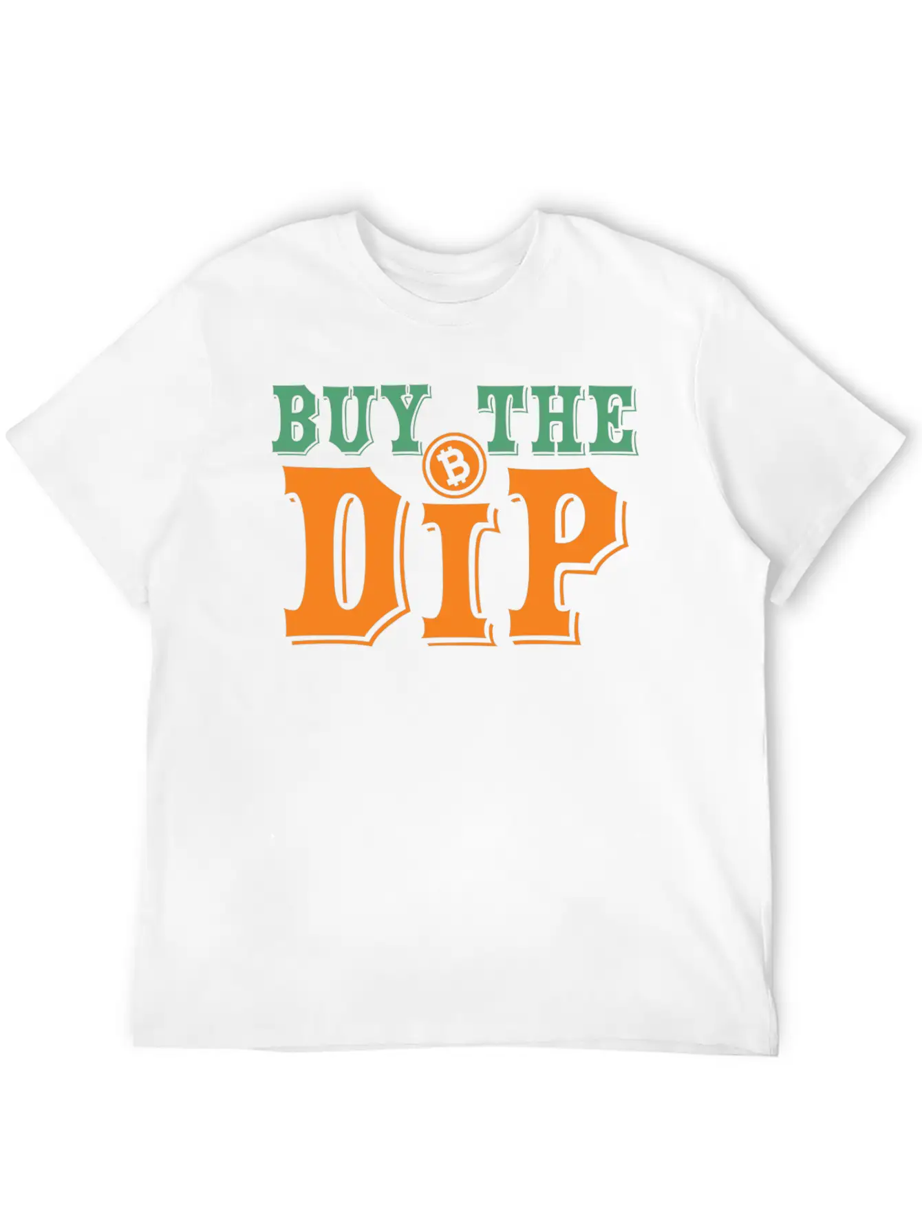 Bitcoin Crypto Buy The Dip Now Basic Graphic T-Shirt ¨C Daily Comfort In Soft Cotton