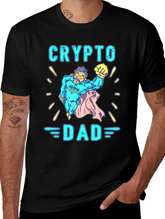Bitcoin Crypto Father Dad Trader Crypto Soft Cotton Short Sleeve Tee ¨C Unisex Wardrobe Staple
