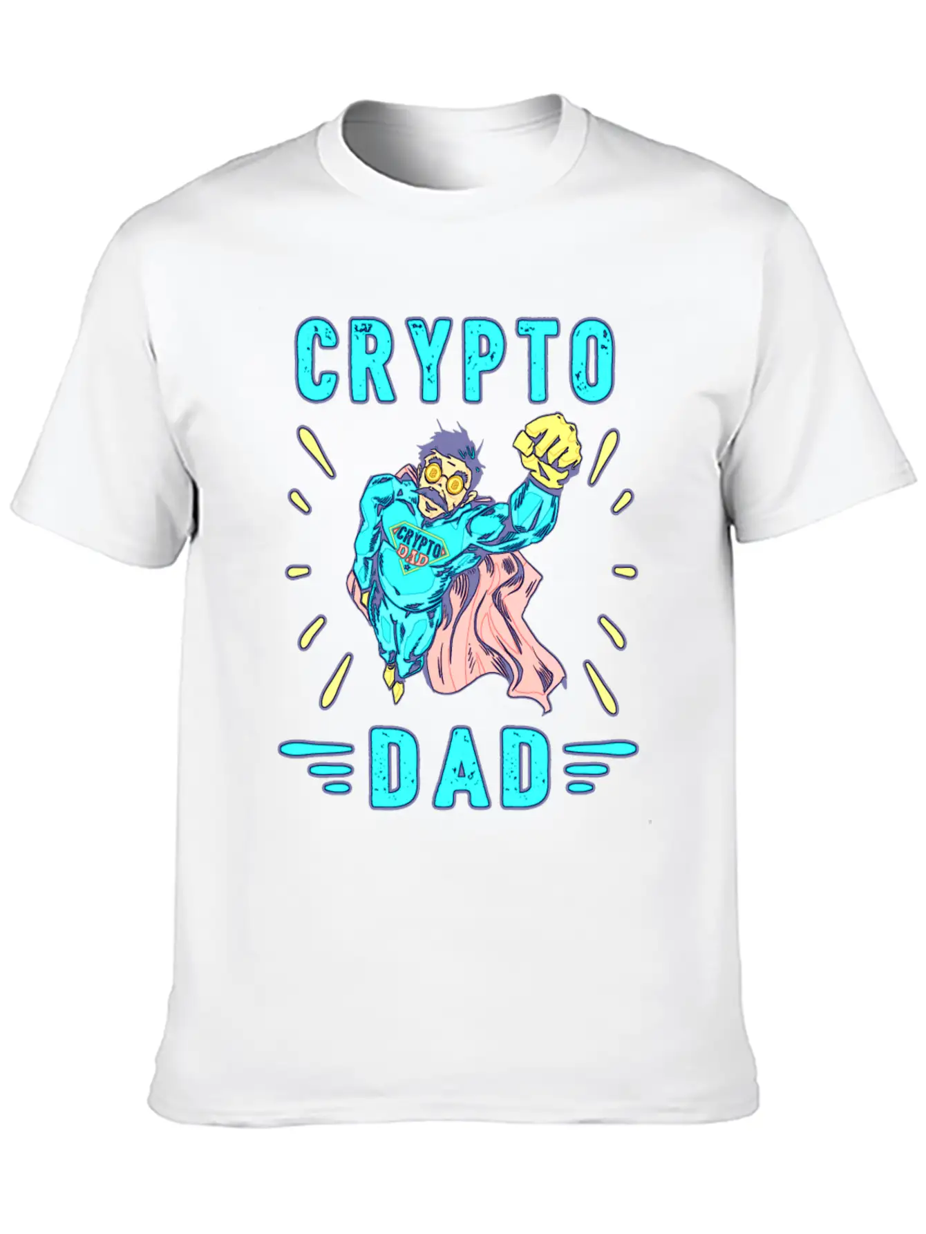 Bitcoin Crypto Father Dad Trader Crypto Soft Cotton Short Sleeve Tee ¨C Unisex Wardrobe Staple