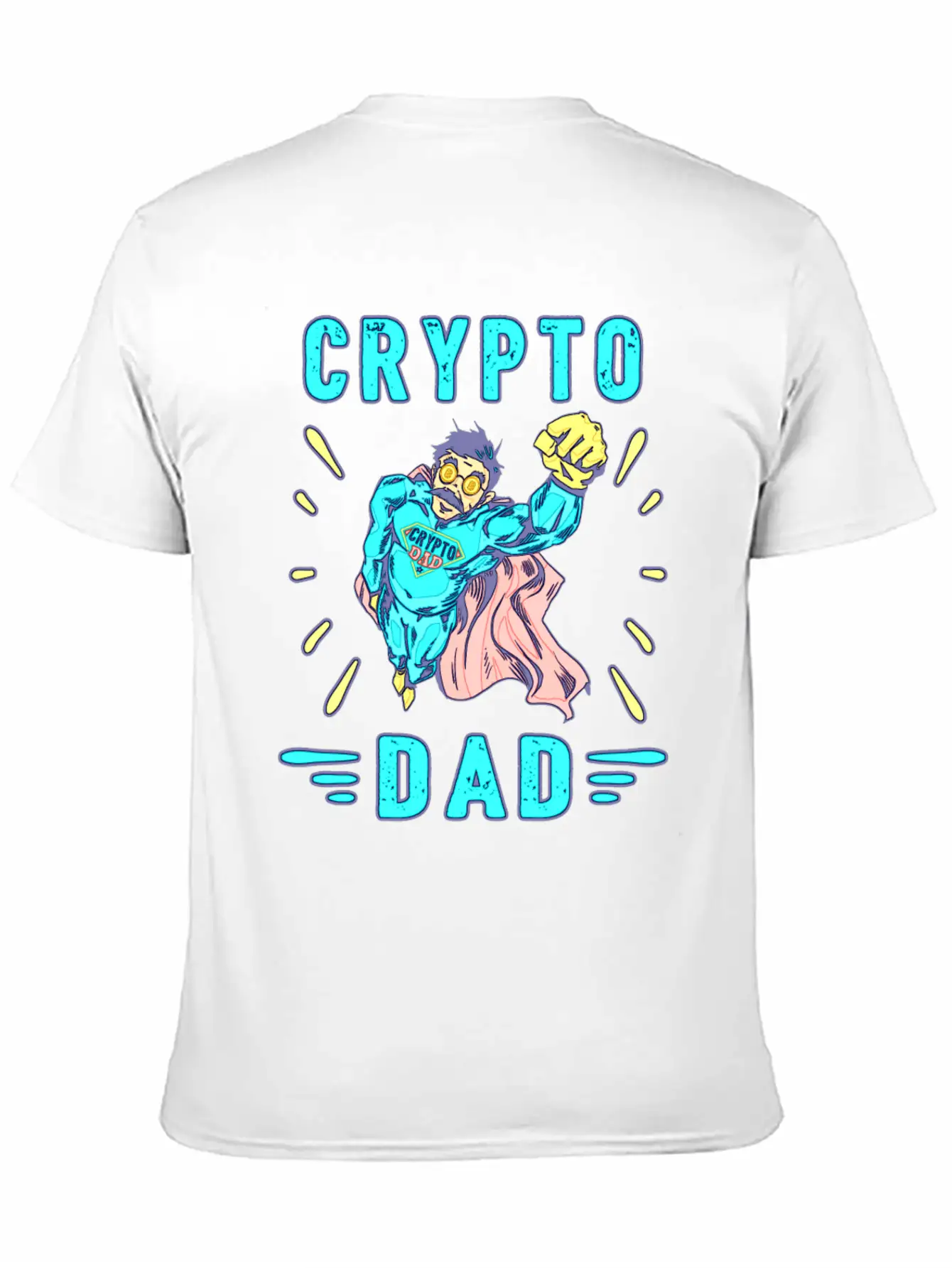 Bitcoin Crypto Father Dad Trader Crypto Soft Cotton Short Sleeve Tee ¨C Unisex Wardrobe Staple