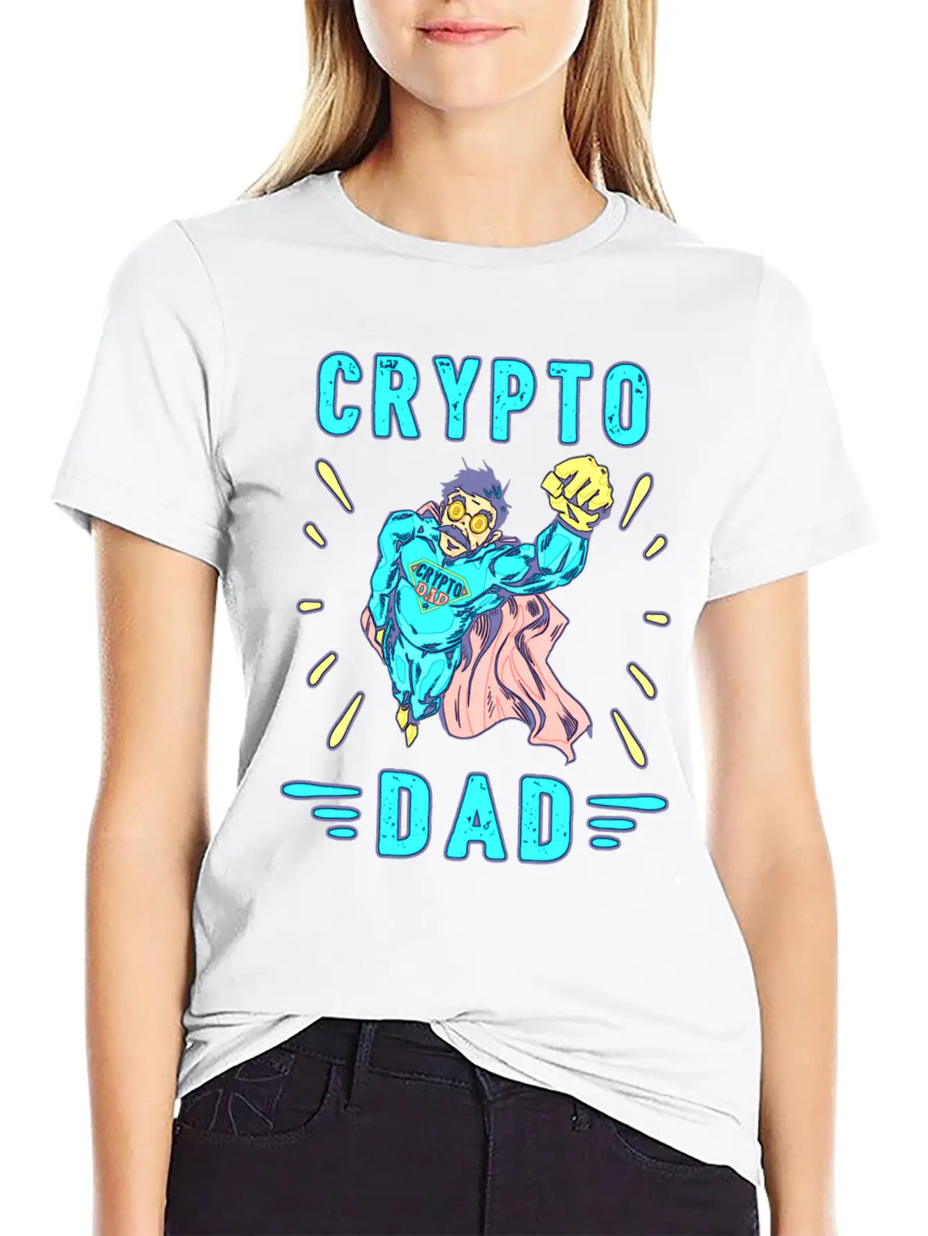 Bitcoin Crypto Father Dad Trader Crypto Soft Cotton Short Sleeve Tee ¨C Unisex Wardrobe Staple