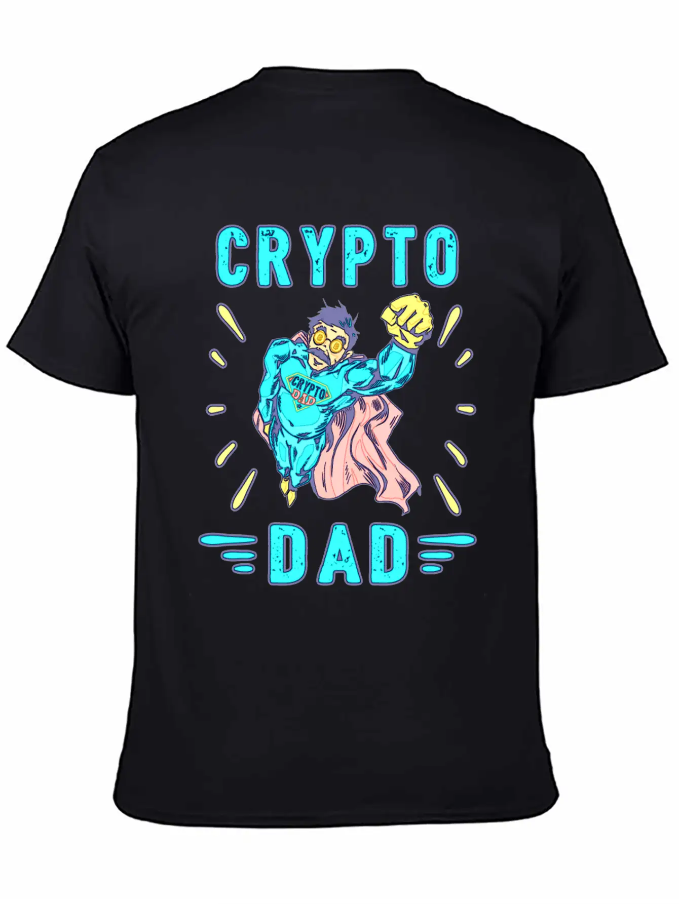 Bitcoin Crypto Father Dad Trader Crypto Soft Cotton Short Sleeve Tee ¨C Unisex Wardrobe Staple
