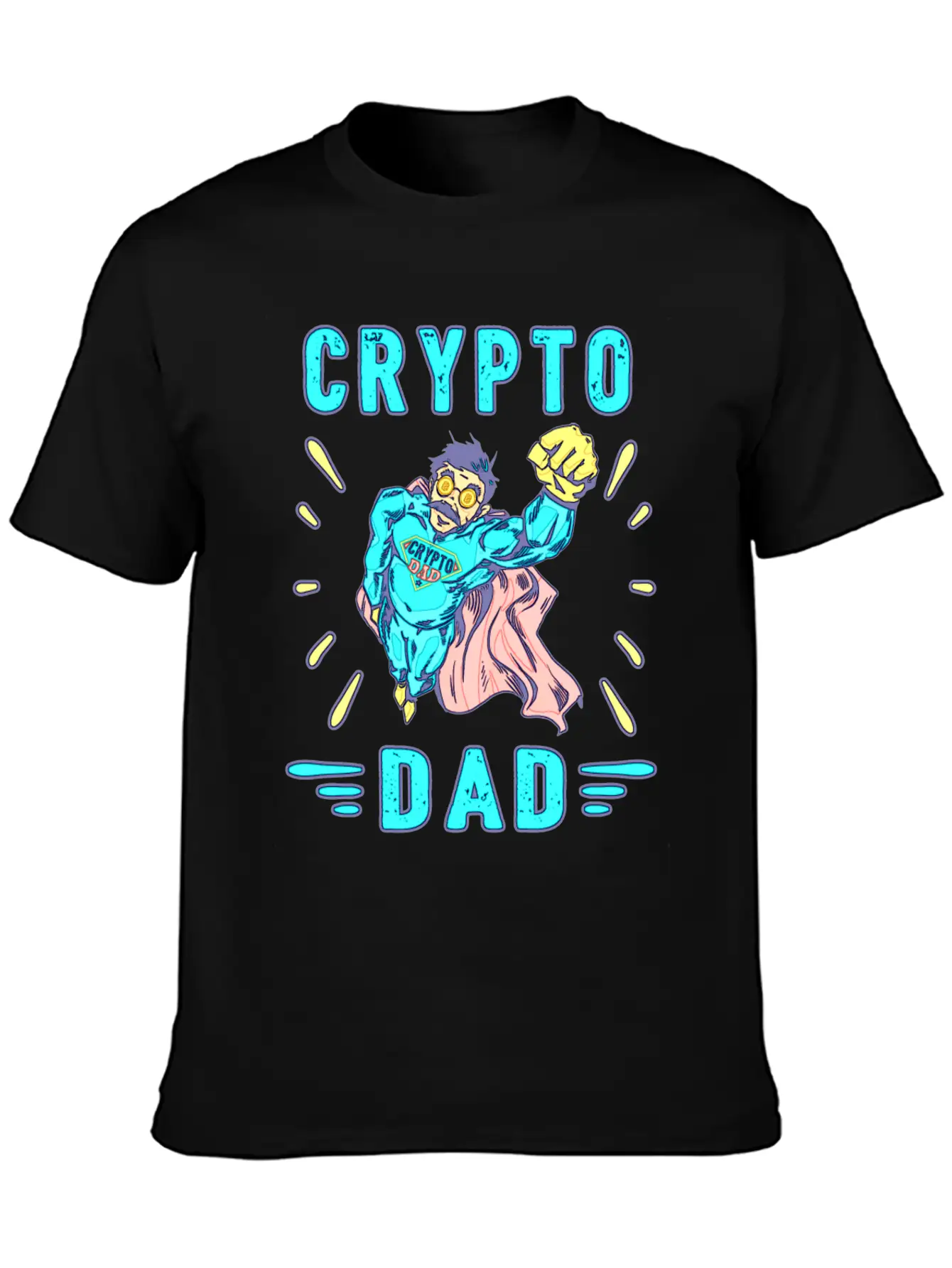 Bitcoin Crypto Father Dad Trader Crypto Soft Cotton Short Sleeve Tee ¨C Unisex Wardrobe Staple