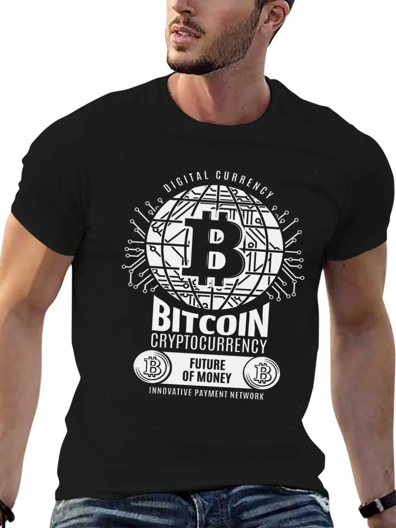 Bitcoin Cryptocurrency Soft Cotton Short Sleeve Tee ¨C Unisex Wardrobe Staple