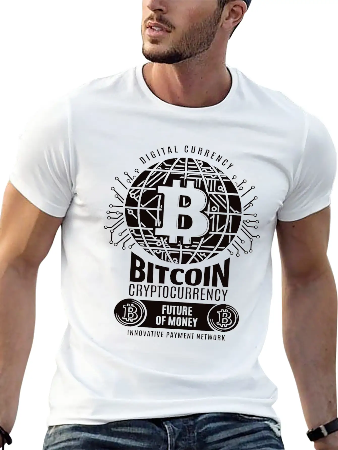 Bitcoin Cryptocurrency Soft Cotton Short Sleeve Tee ¨C Unisex Wardrobe Staple