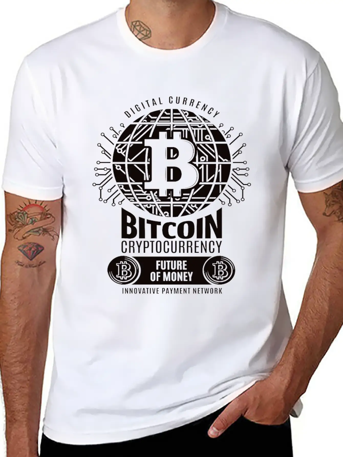 Bitcoin Cryptocurrency Soft Cotton Short Sleeve Tee ¨C Unisex Wardrobe Staple