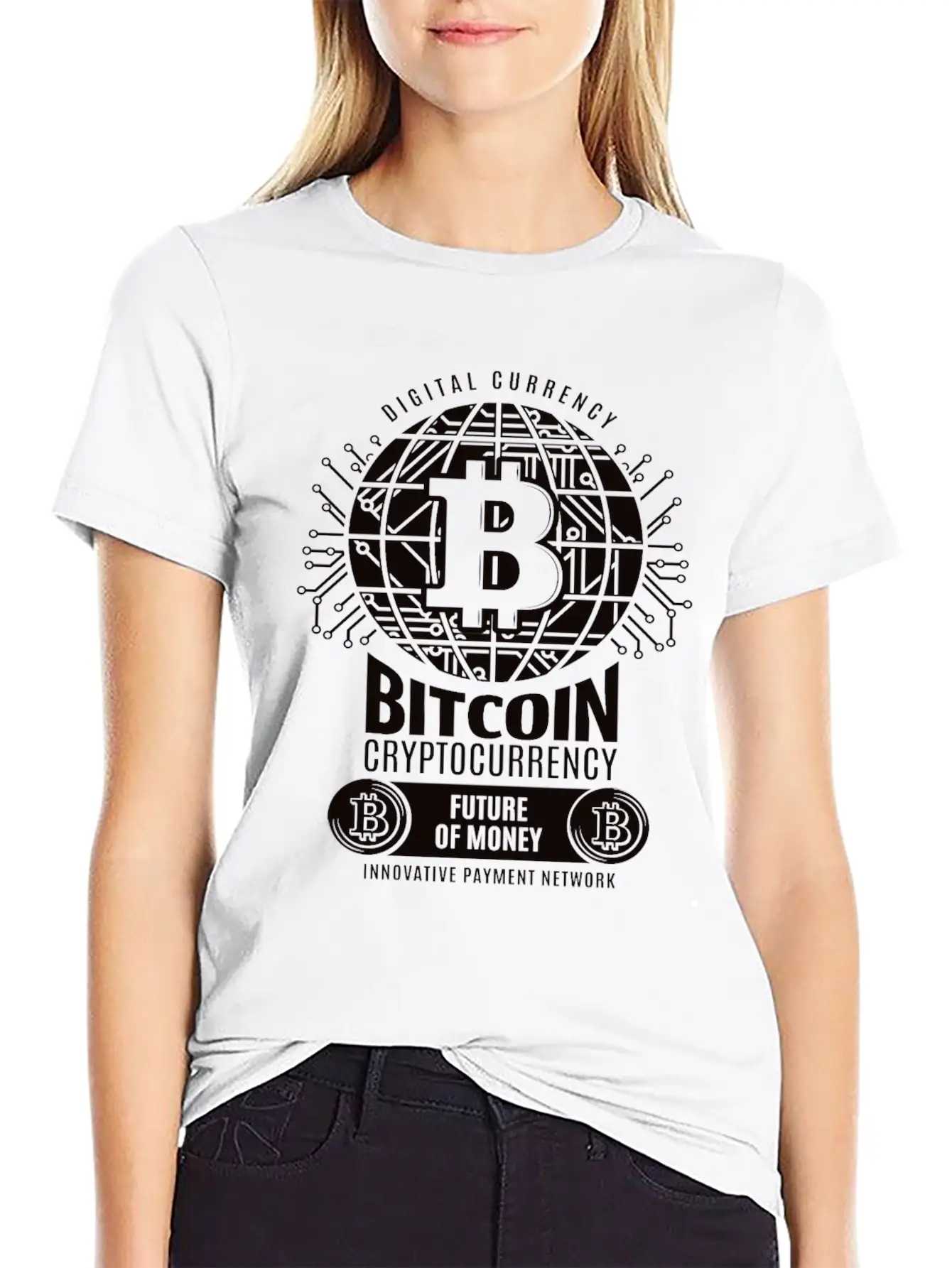 Bitcoin Cryptocurrency Soft Cotton Short Sleeve Tee ¨C Unisex Wardrobe Staple