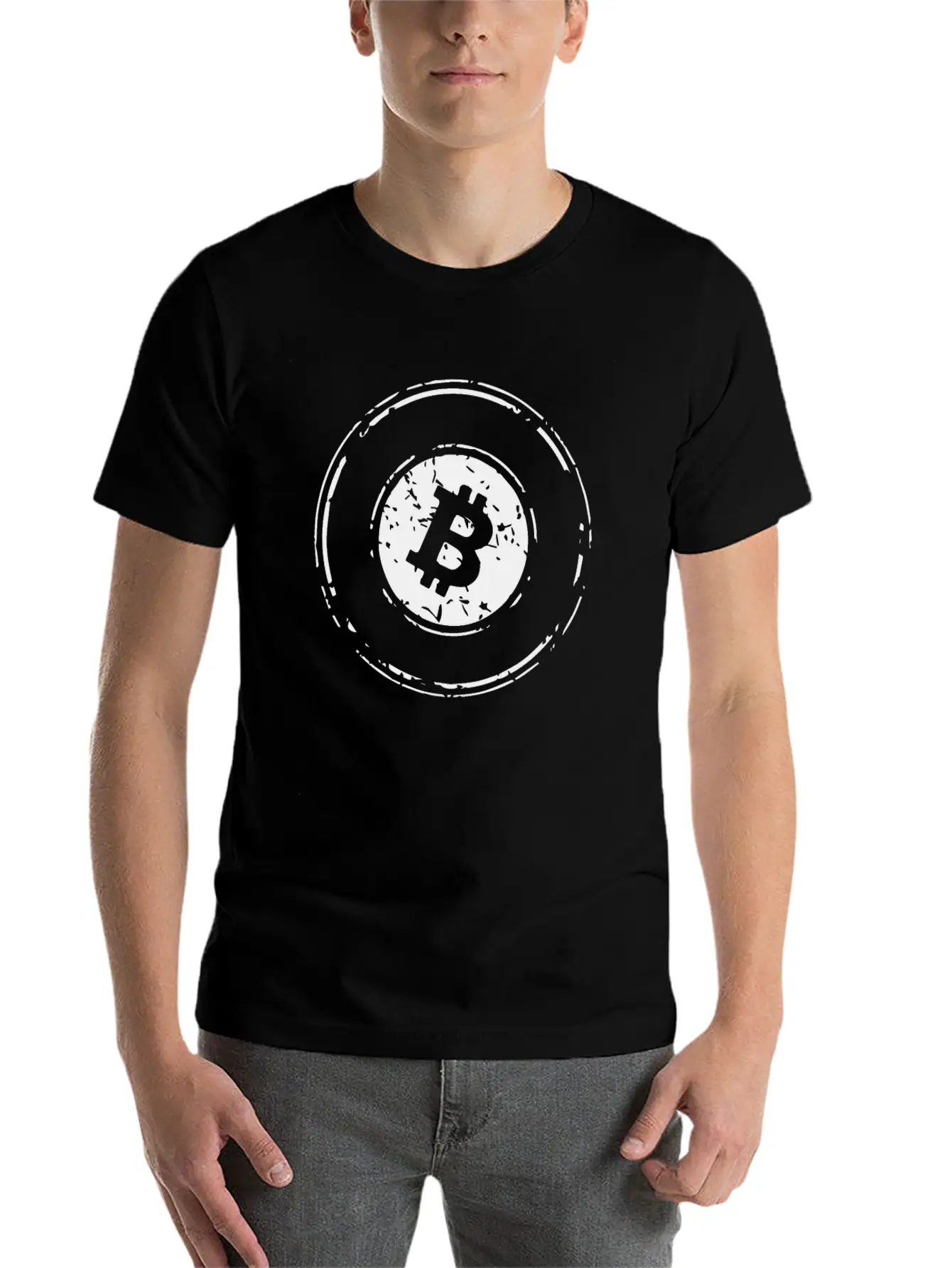 Bitcoin Logo Soft Cotton Short Sleeve Tee ¨C Unisex Wardrobe Staple