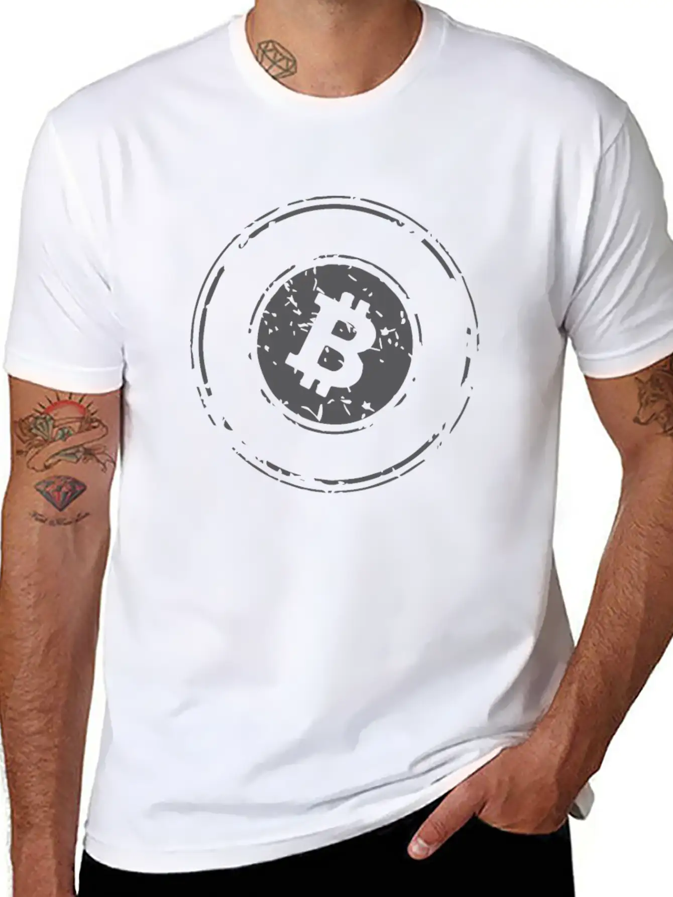 Bitcoin Logo Soft Cotton Short Sleeve Tee ¨C Unisex Wardrobe Staple