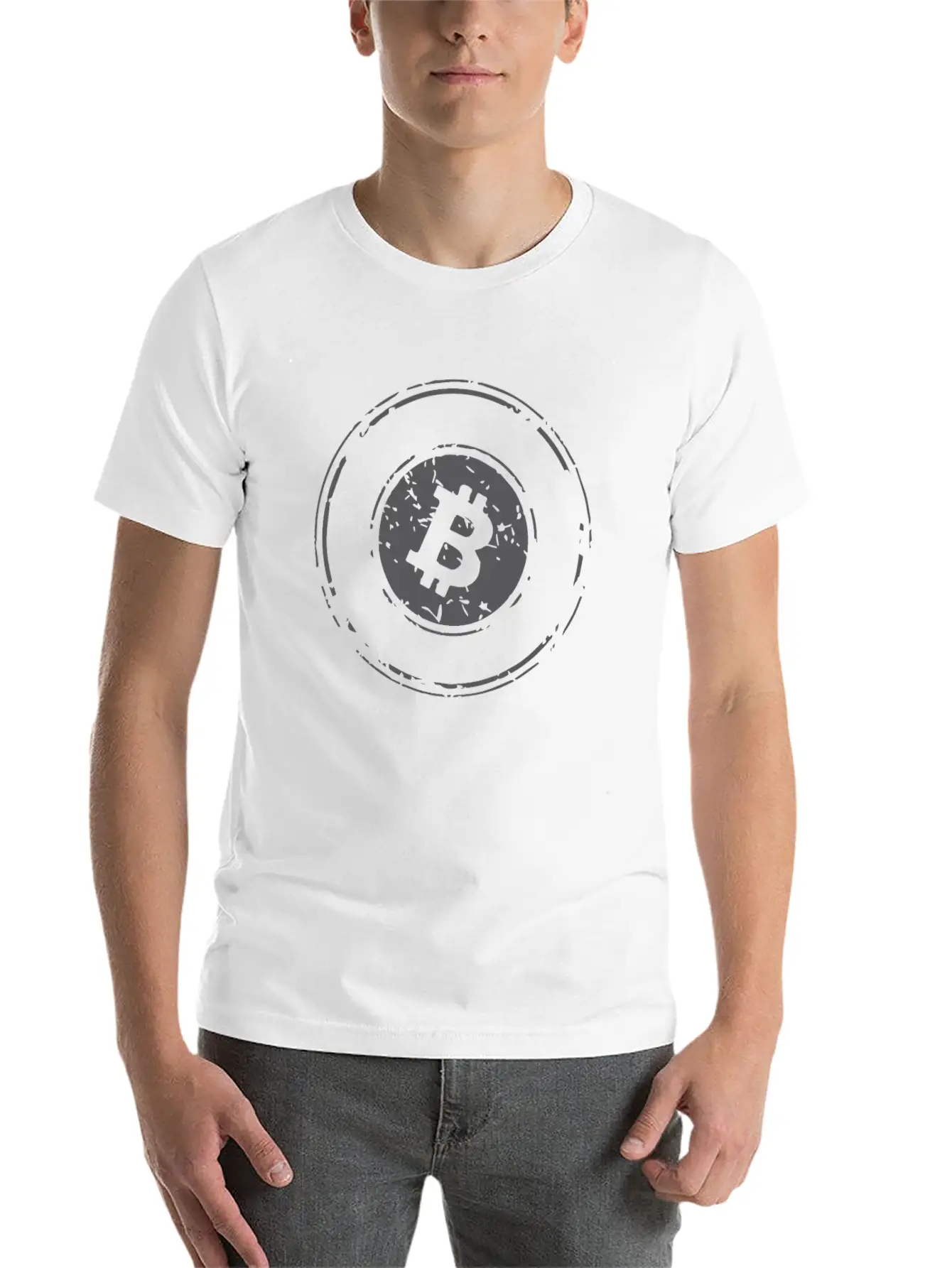 Bitcoin Logo Soft Cotton Short Sleeve Tee ¨C Unisex Wardrobe Staple