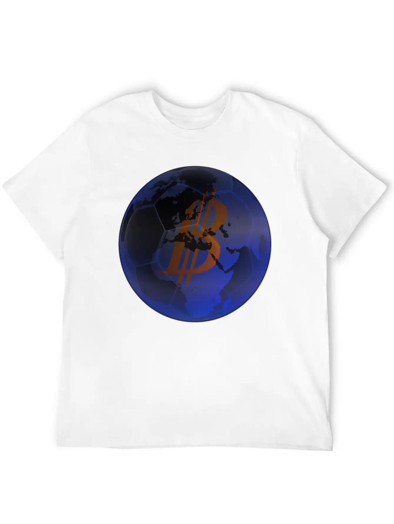 Bitcoin Soccer World Basic Graphic T-Shirt ¨C Daily Comfort In Soft Cotton