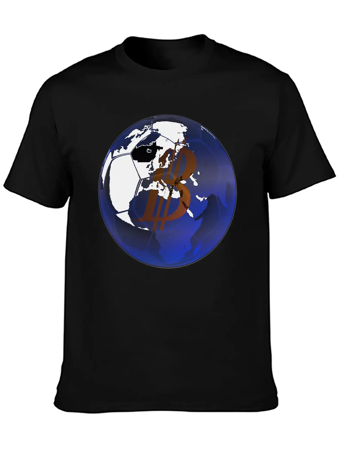 Bitcoin Soccer World Basic Graphic T-Shirt ¨C Daily Comfort In Soft Cotton