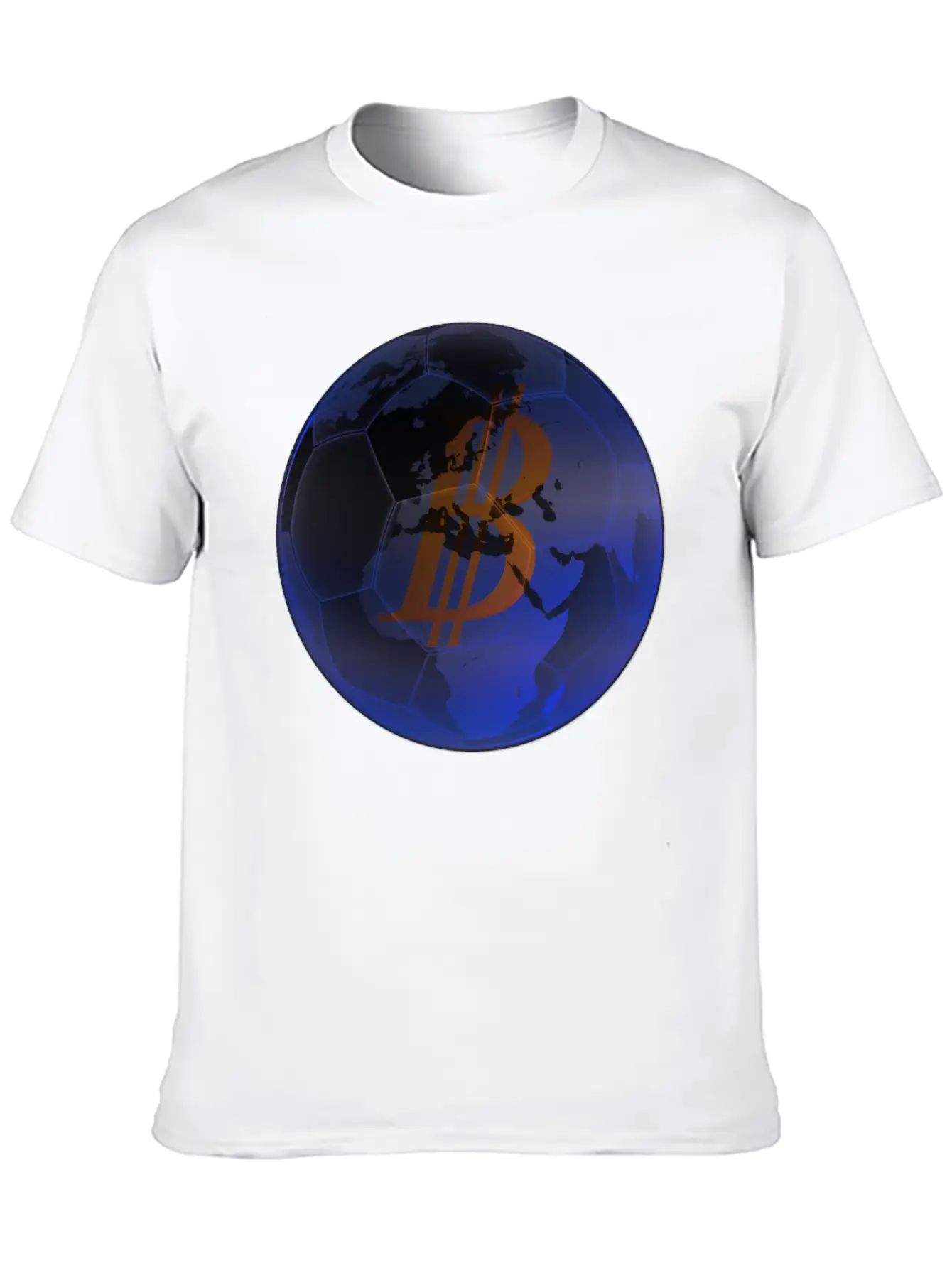 Bitcoin Soccer World Basic Graphic T-Shirt ¨C Daily Comfort In Soft Cotton