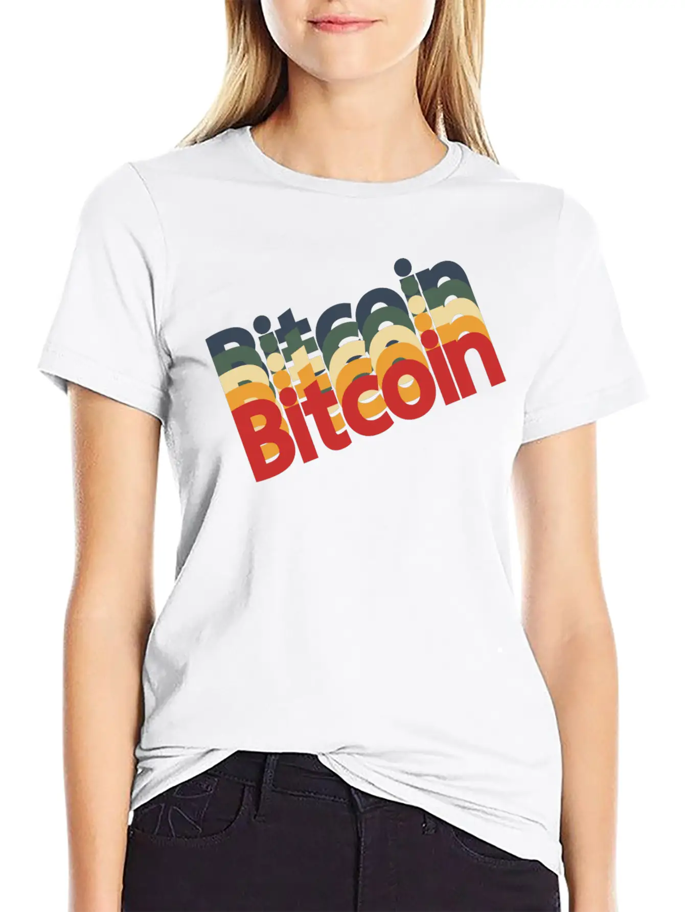 Bitcoin Vintage Action Soft Cotton Short Sleeve Tee ¨C Unisex Wardrobe Staple