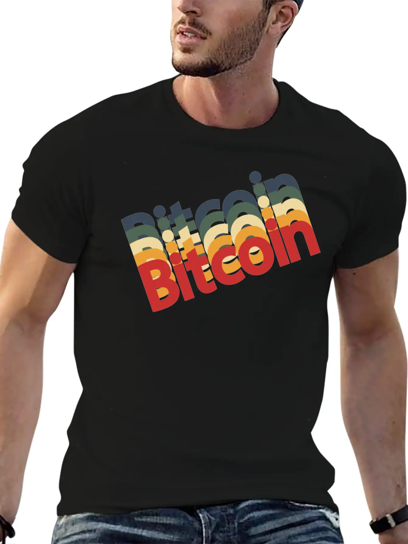 Bitcoin Vintage Action Soft Cotton Short Sleeve Tee ¨C Unisex Wardrobe Staple