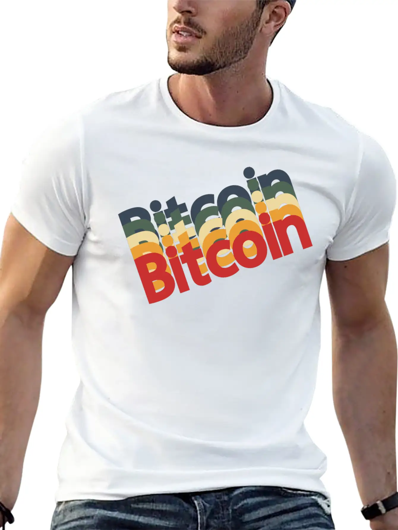 Bitcoin Vintage Action Soft Cotton Short Sleeve Tee ¨C Unisex Wardrobe Staple
