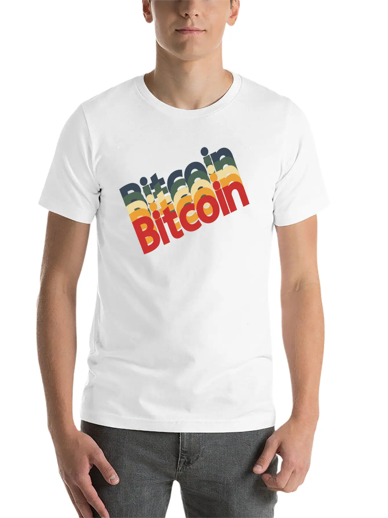 Bitcoin Vintage Action Soft Cotton Short Sleeve Tee ¨C Unisex Wardrobe Staple