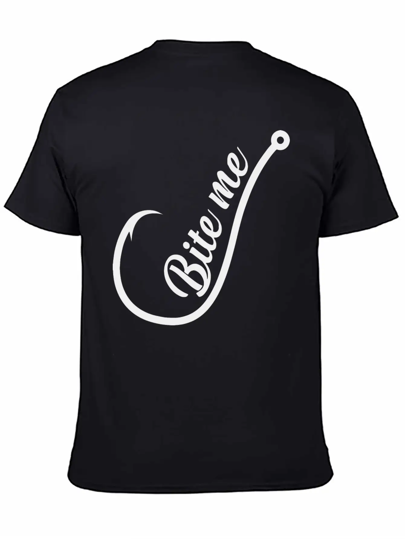 Bite Me Hook Basic Graphic T-Shirt ¨C Daily Comfort In Soft Cotton