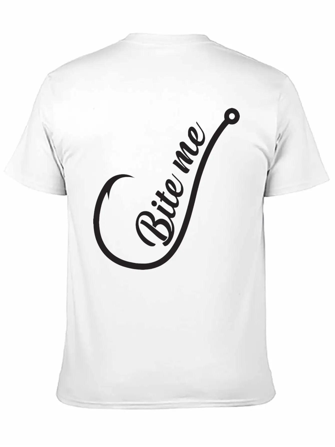 Bite Me Hook Basic Graphic T-Shirt ¨C Daily Comfort In Soft Cotton