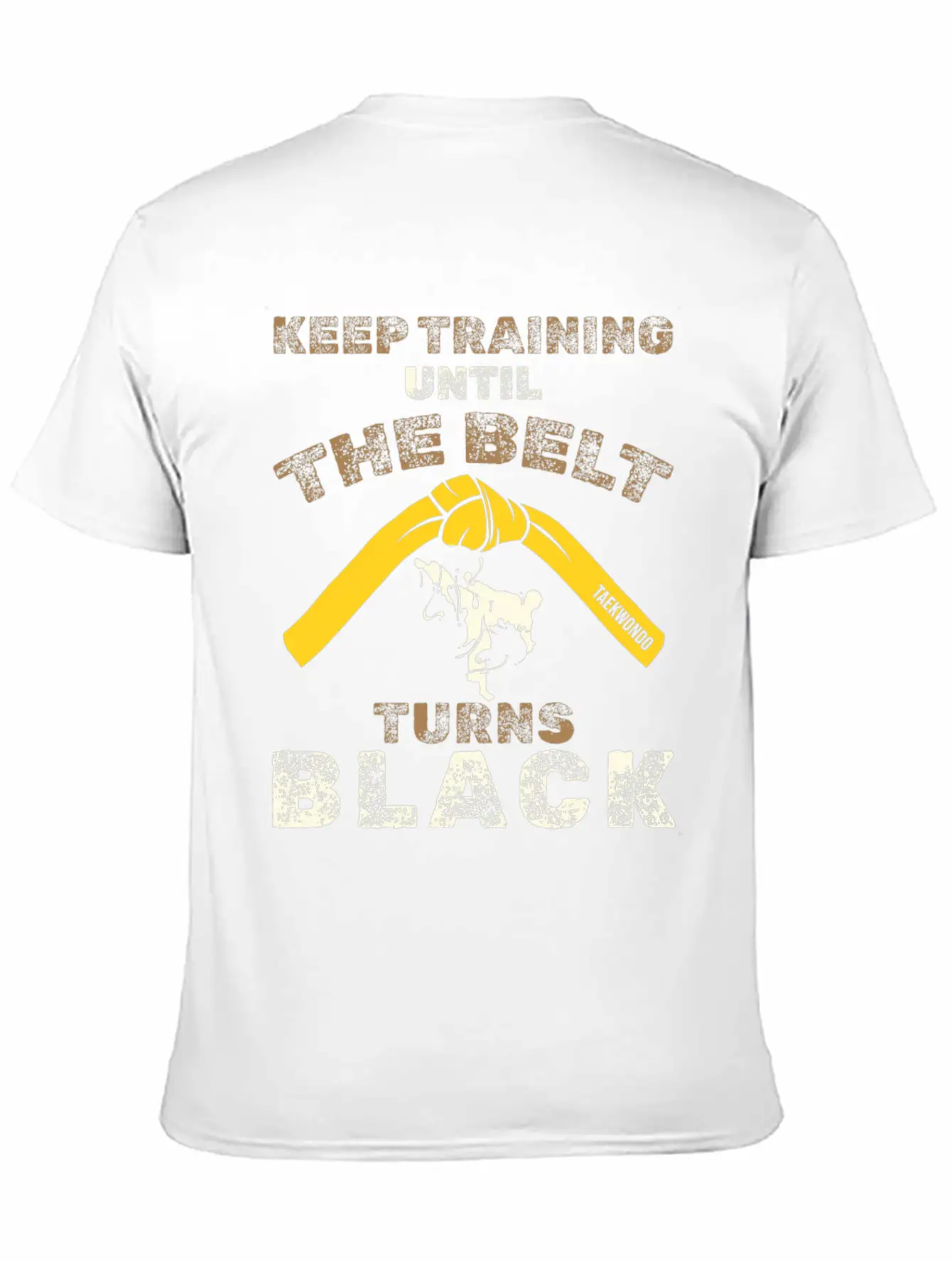 Black Belt: Stay Motivated Martial Arts Taekwondo Basic Graphic T-Shirt ¨C Daily Comfort In Soft Cotton