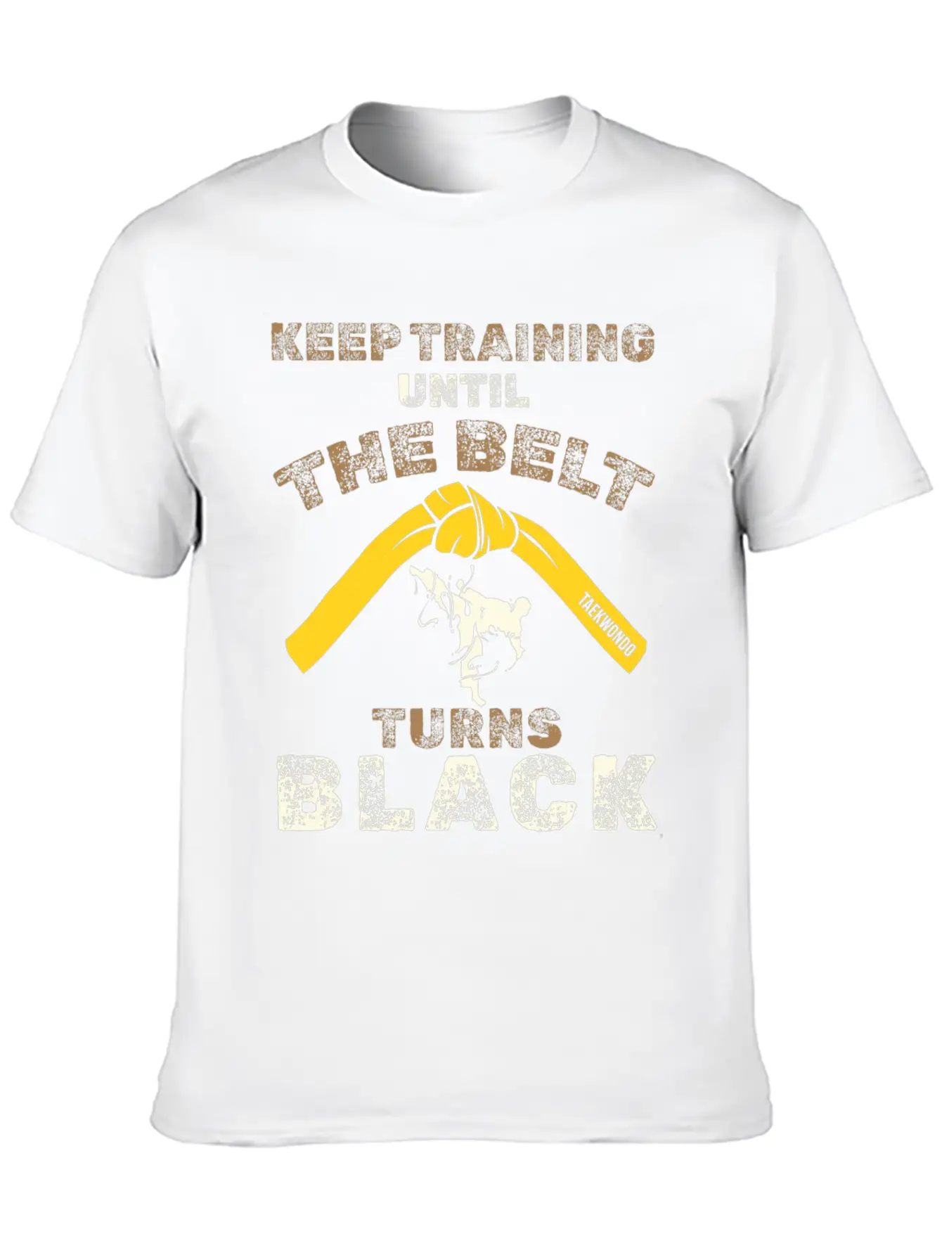 Black Belt: Stay Motivated Martial Arts Taekwondo Basic Graphic T-Shirt ¨C Daily Comfort In Soft Cotton